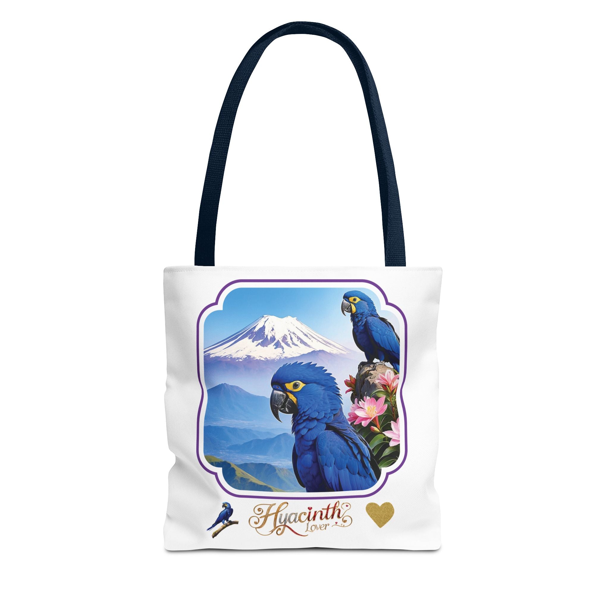 Hyacinth Lover Mountain Tote Bag