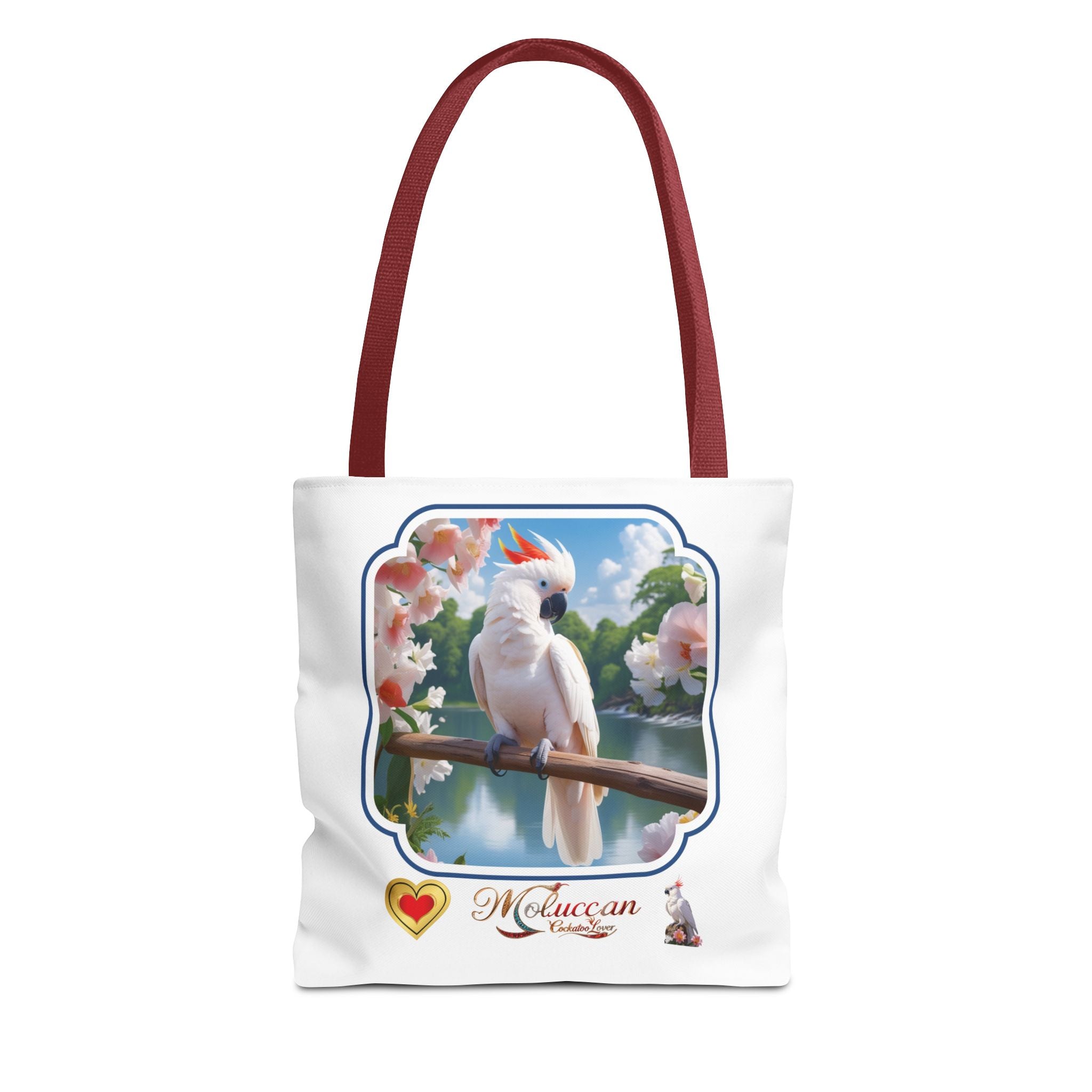 White Moluccan Cockatoo Lover Tote Bag