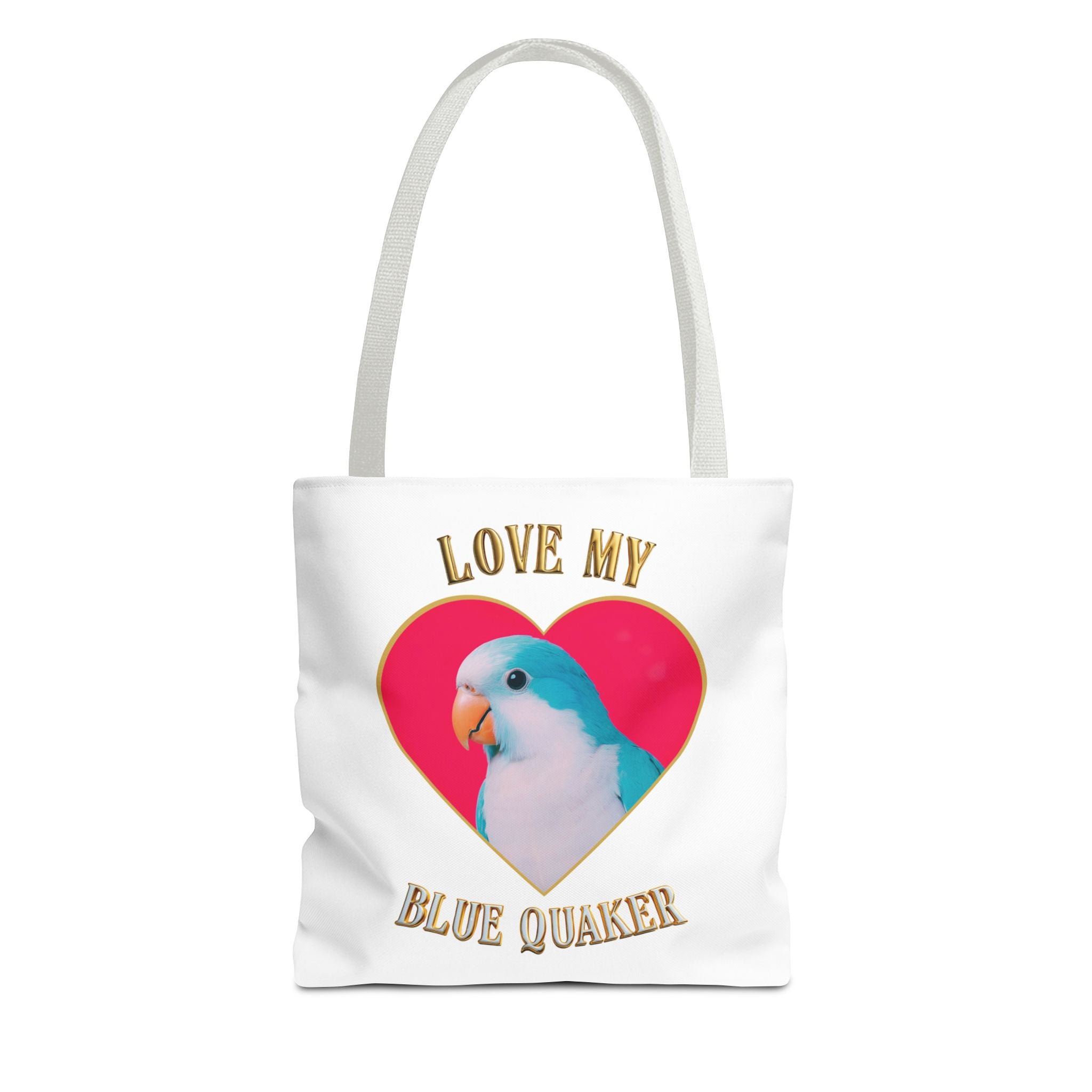 Love My Blue Quaker Heart Tote Bag