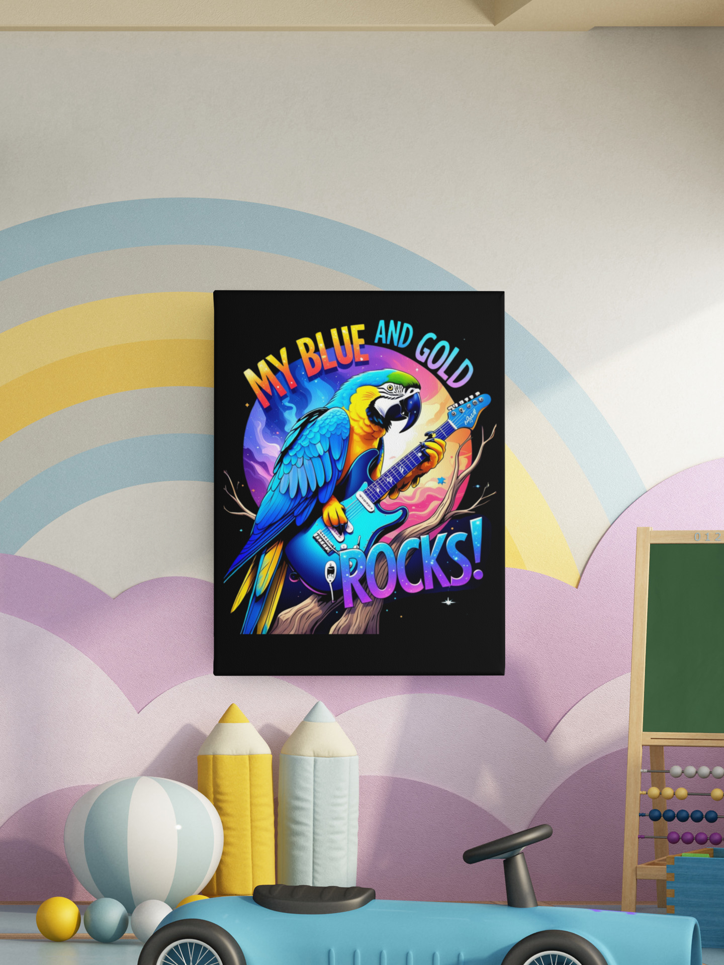 Blue & Gold Macaw Wall Hanging
