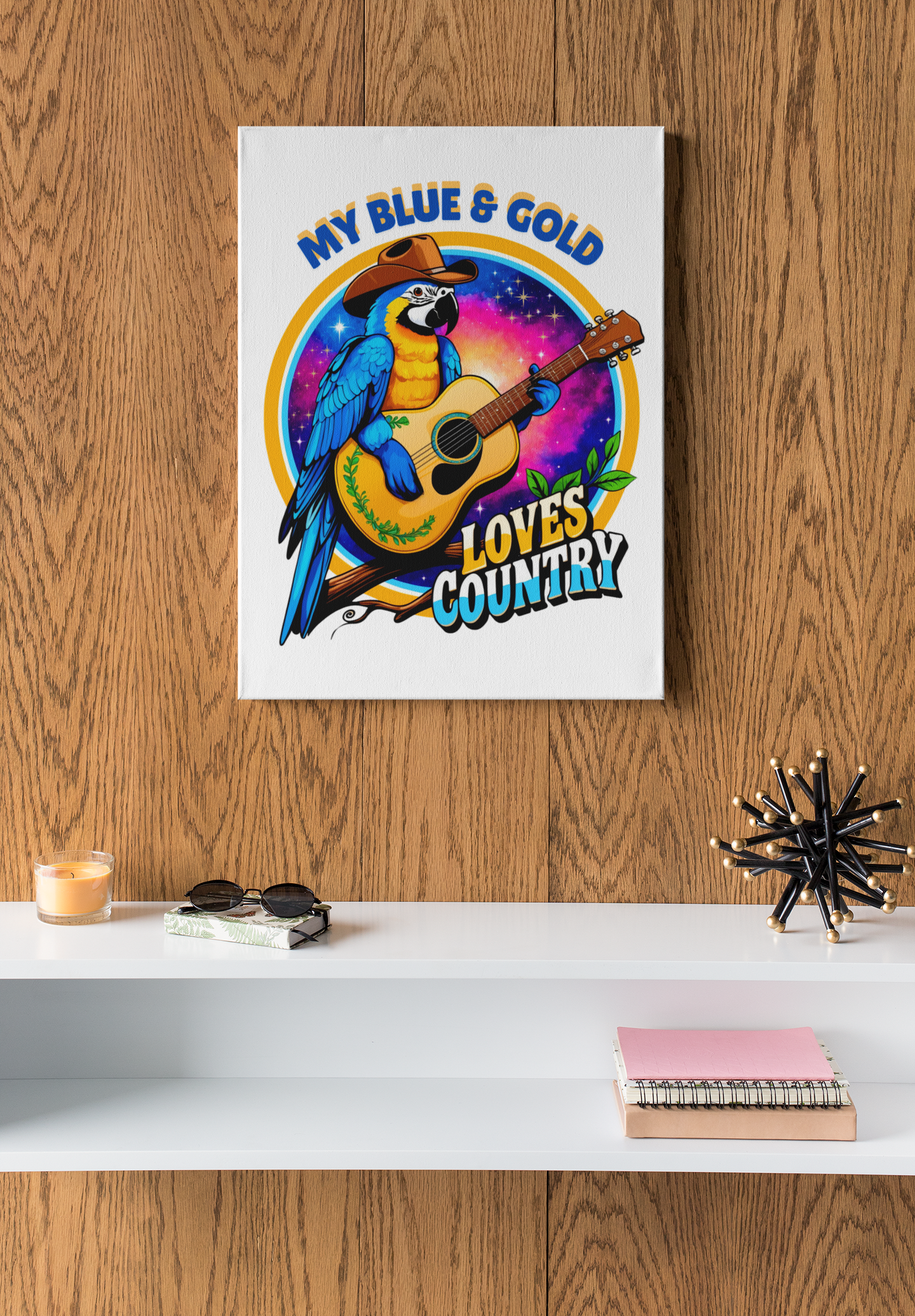 Blue & Gold Macaw Wall Hanging