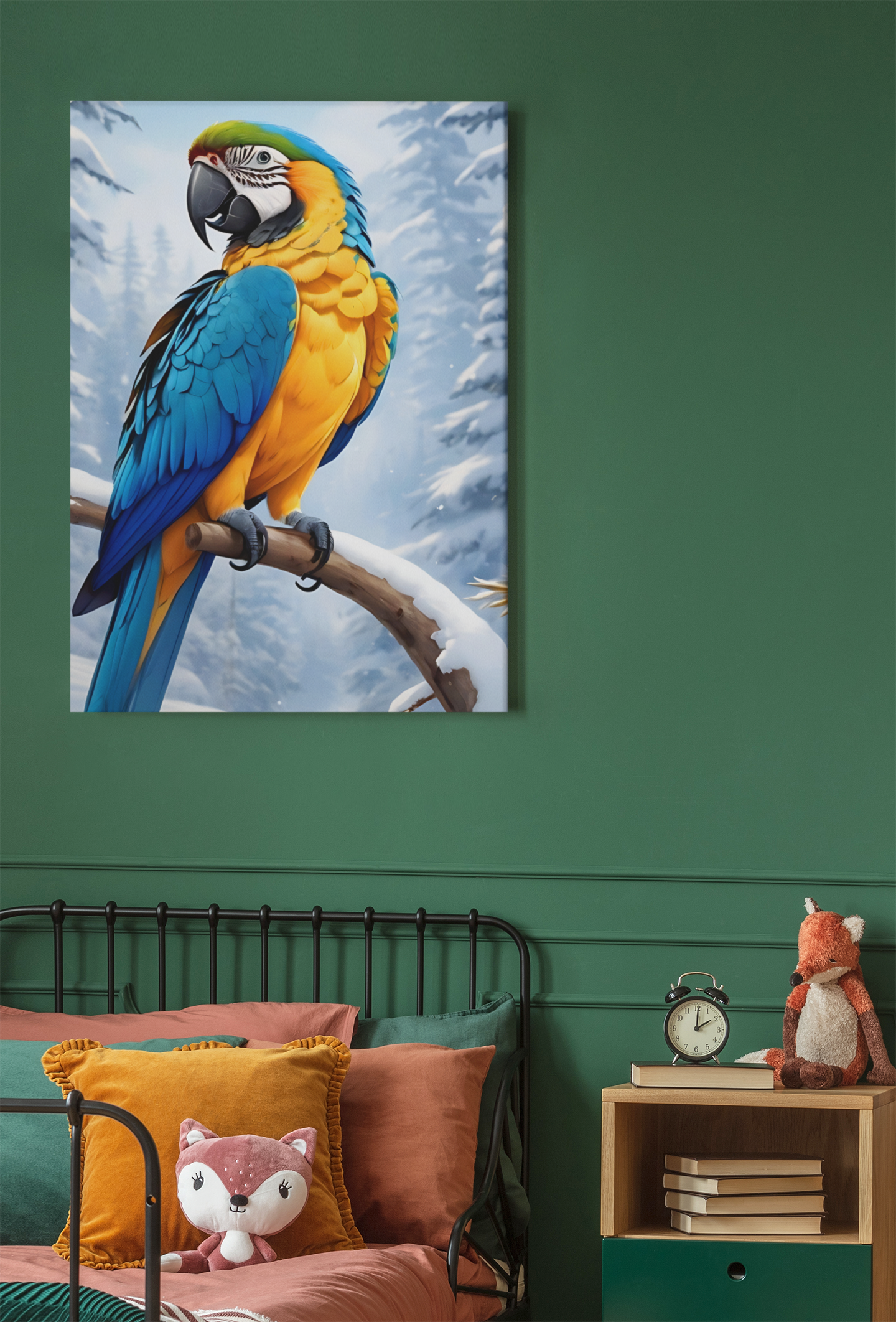 Blue & Gold Macaw Wall Hanging