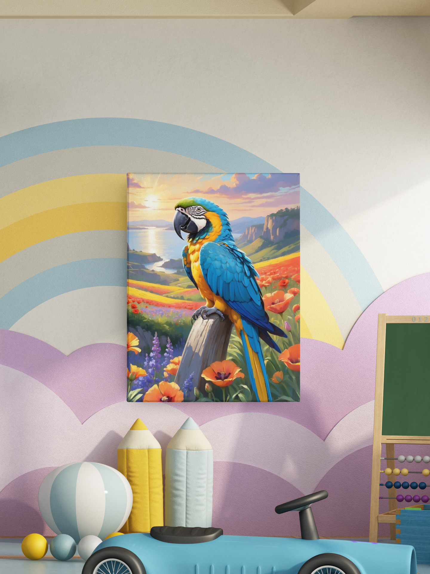 Blue & Gold Macaw Wall Hanging