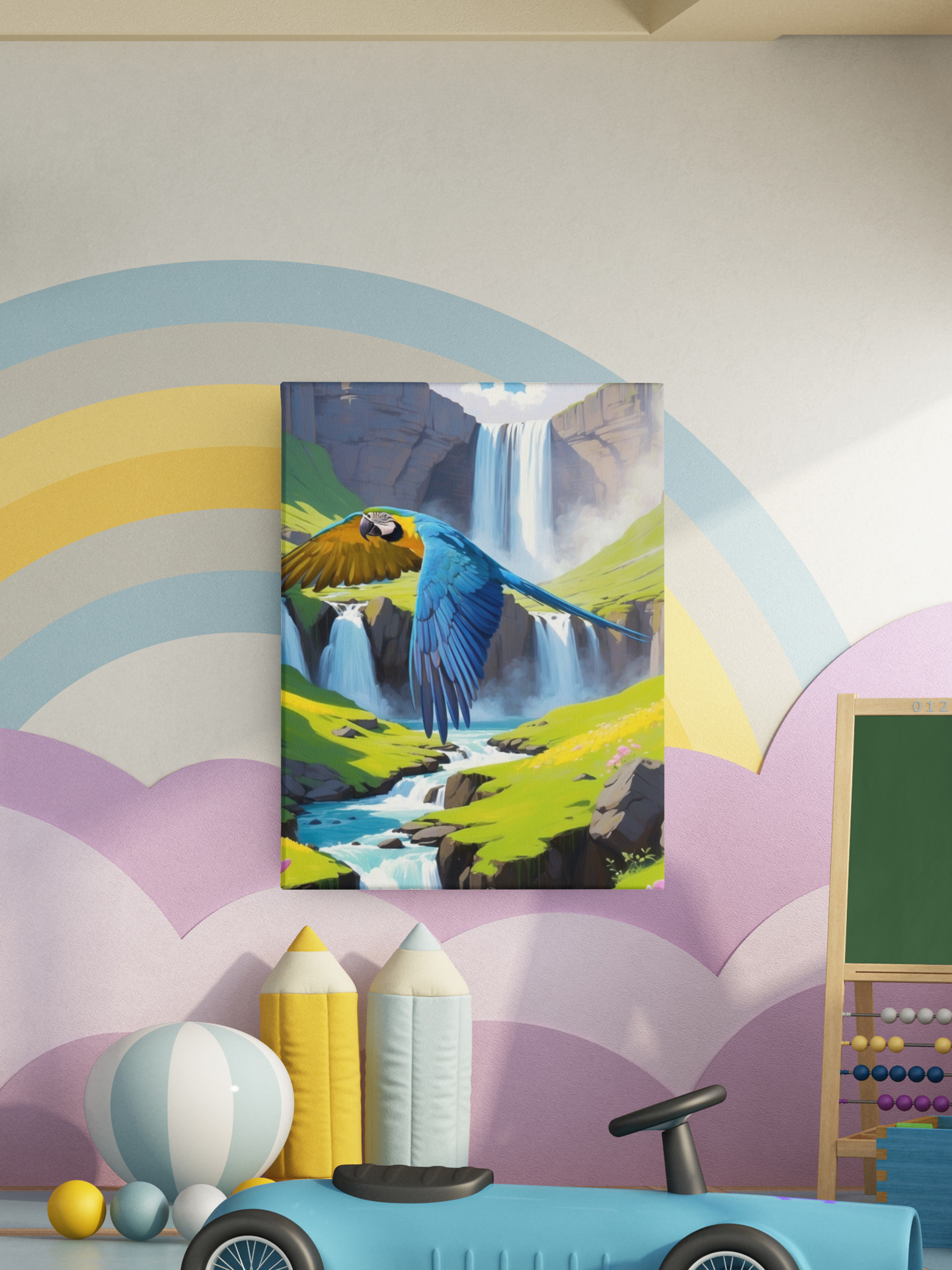 Blue & Gold Macaw Wall Hanging