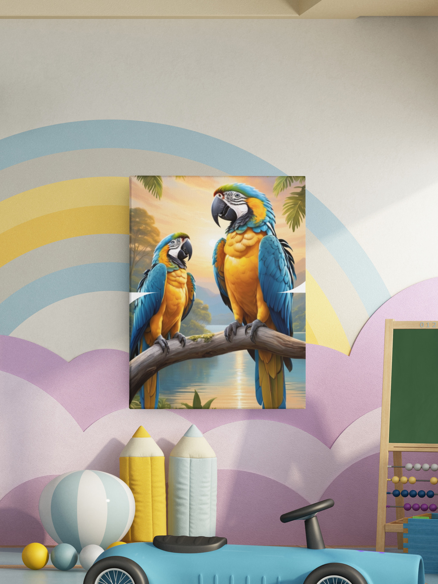 Blue & Gold Macaw Wall Hanging