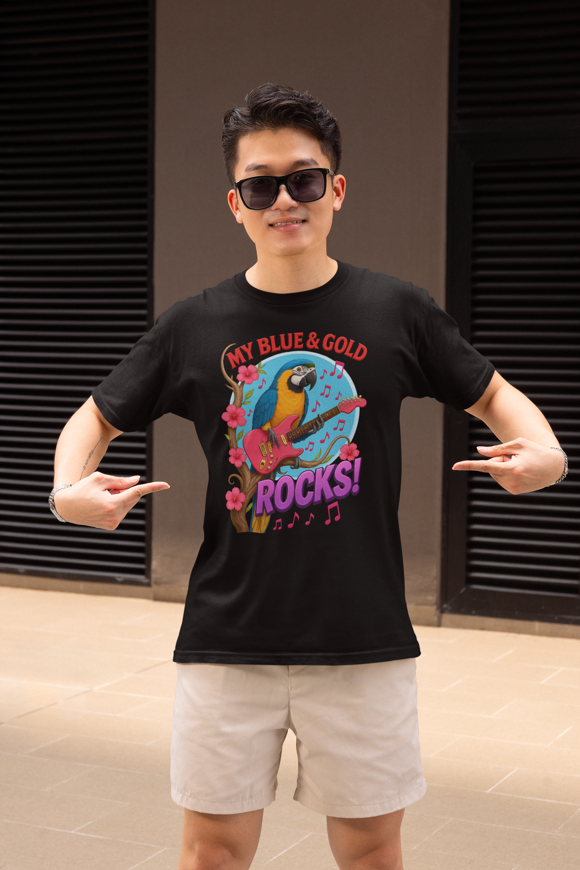 Blue & Gold Macaw Tee