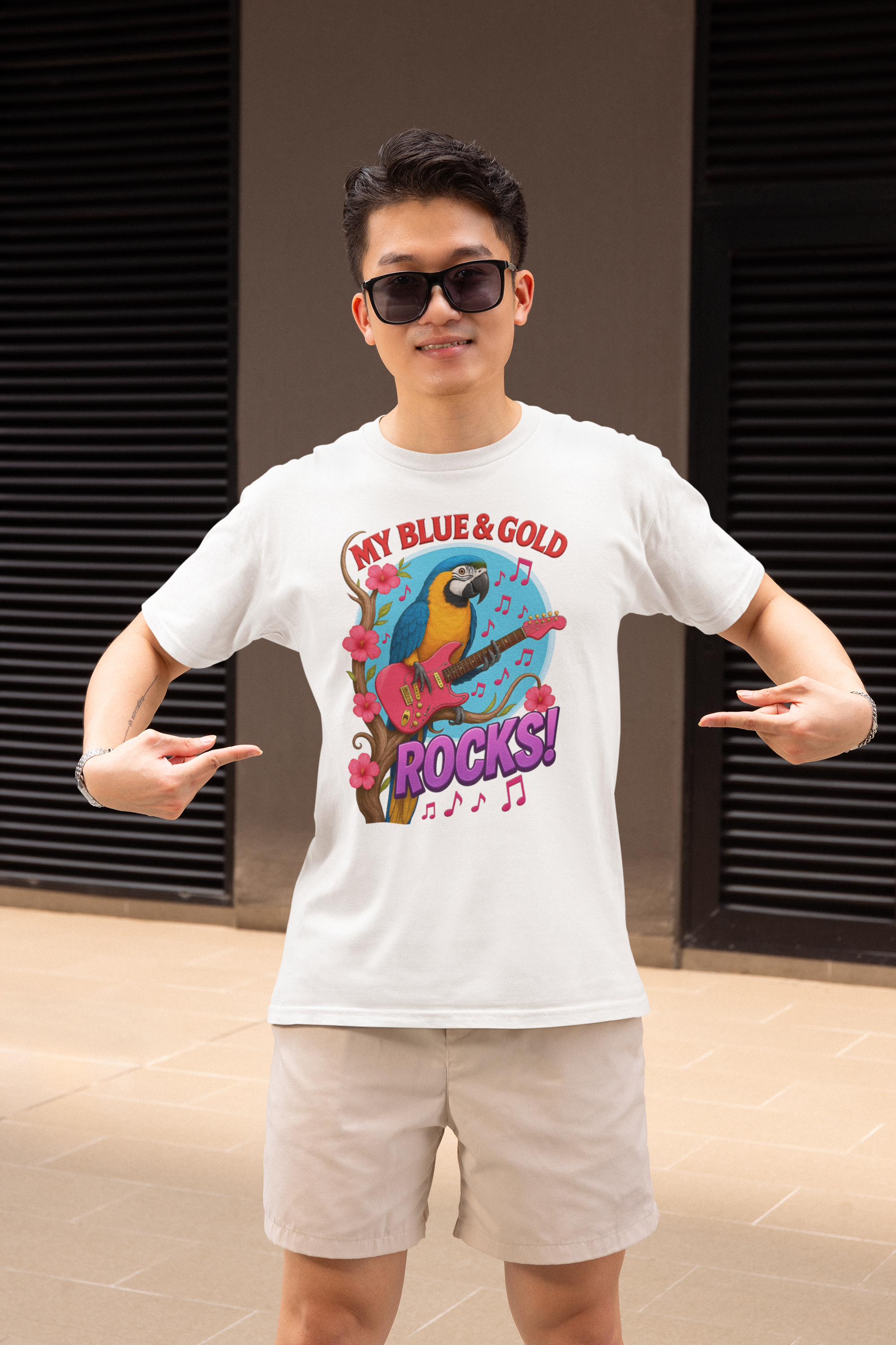 Blue & Gold Macaw Tee