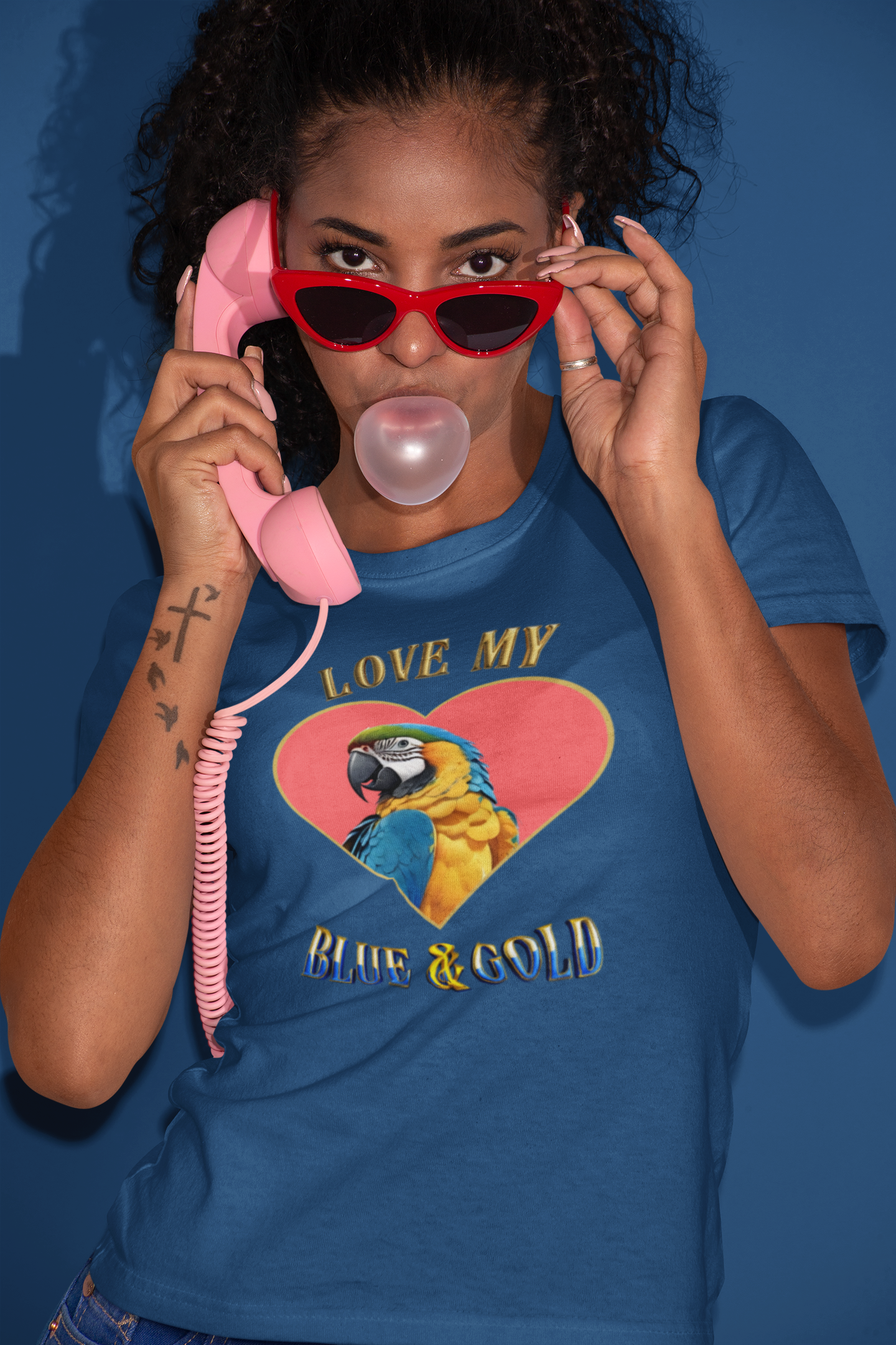Blue & Gold Macaw Tee