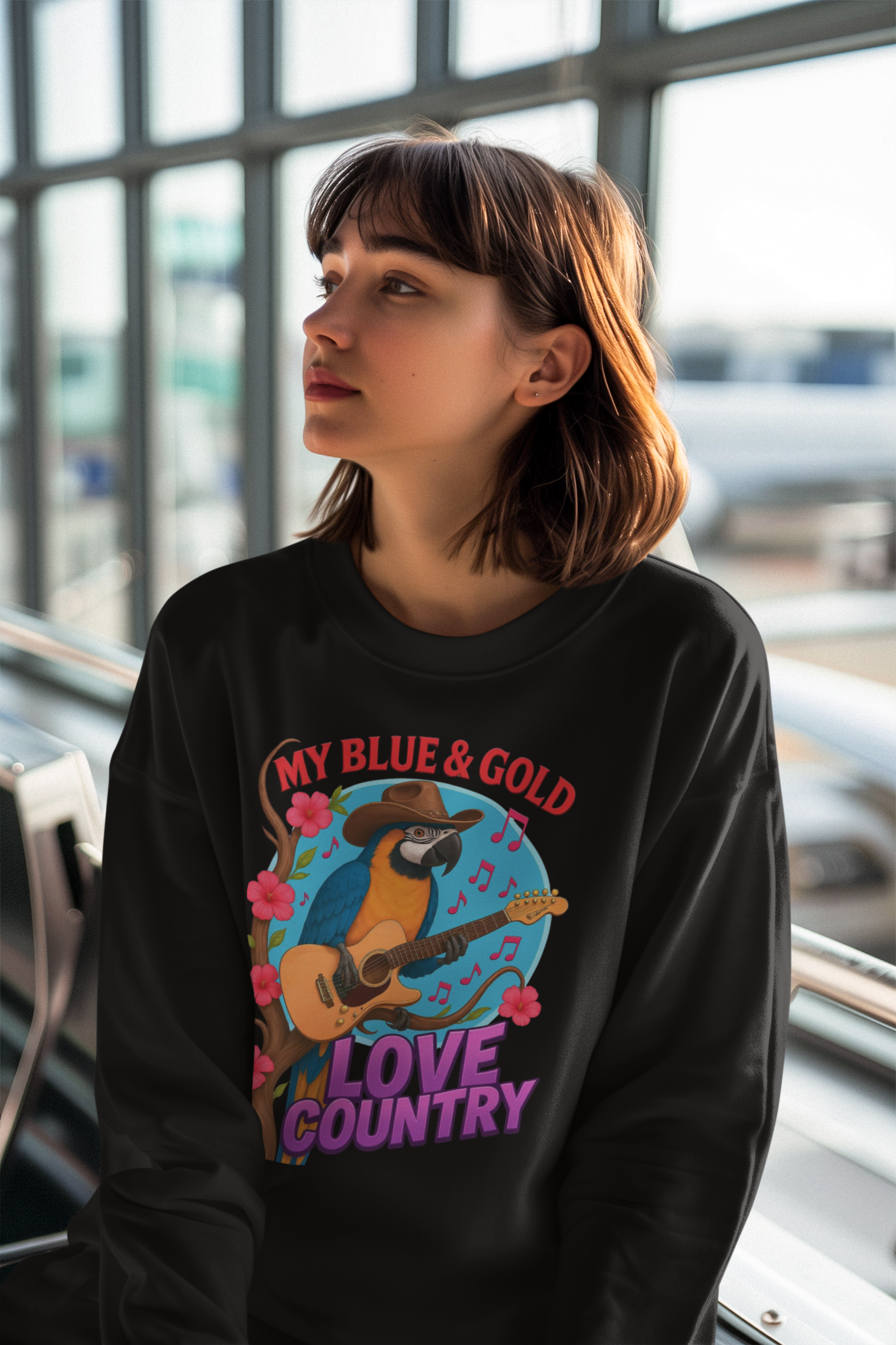 Blue & Gold Macaw Sweatshirt