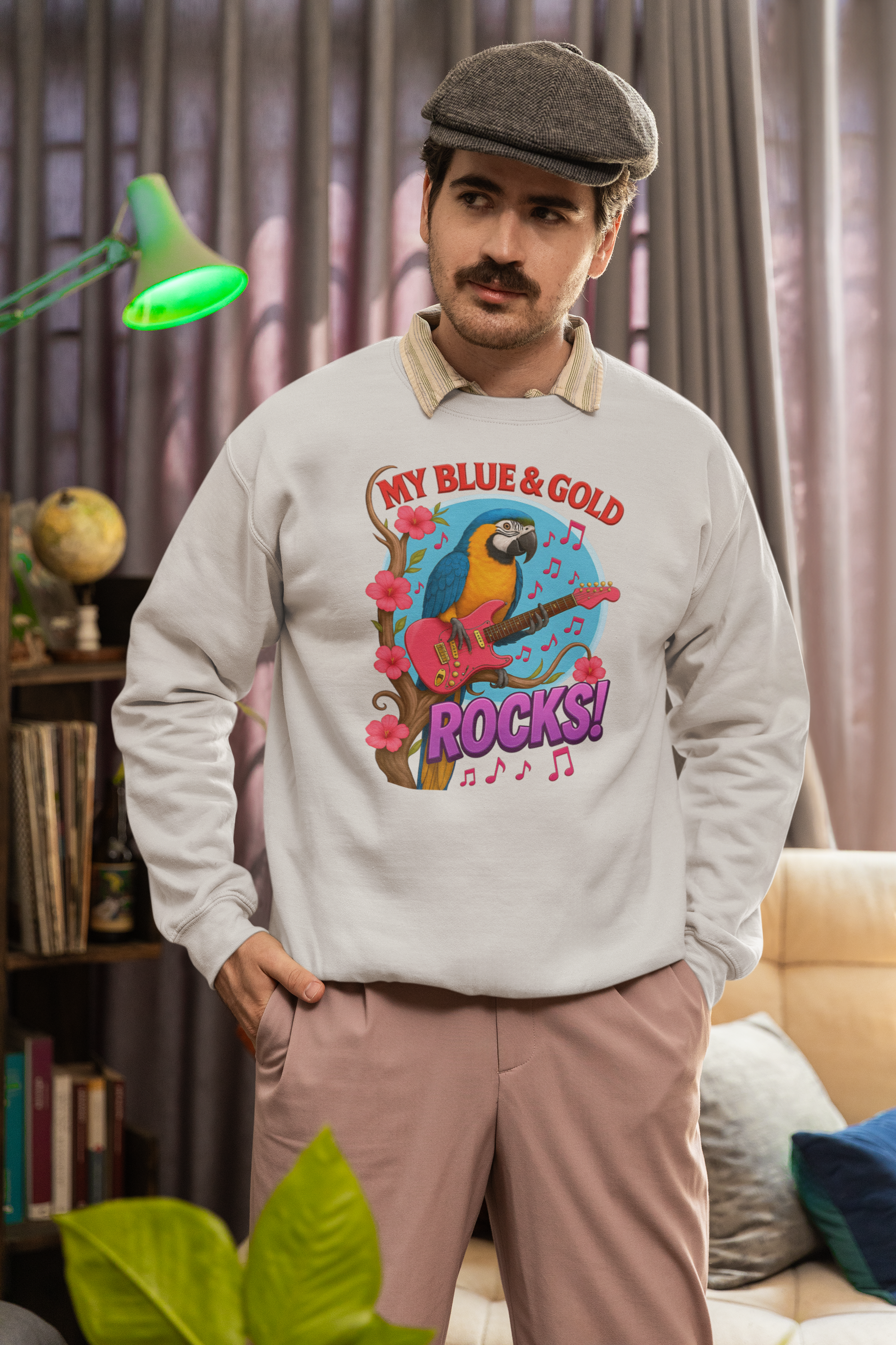 Blue & Gold Macaw Sweatshirt