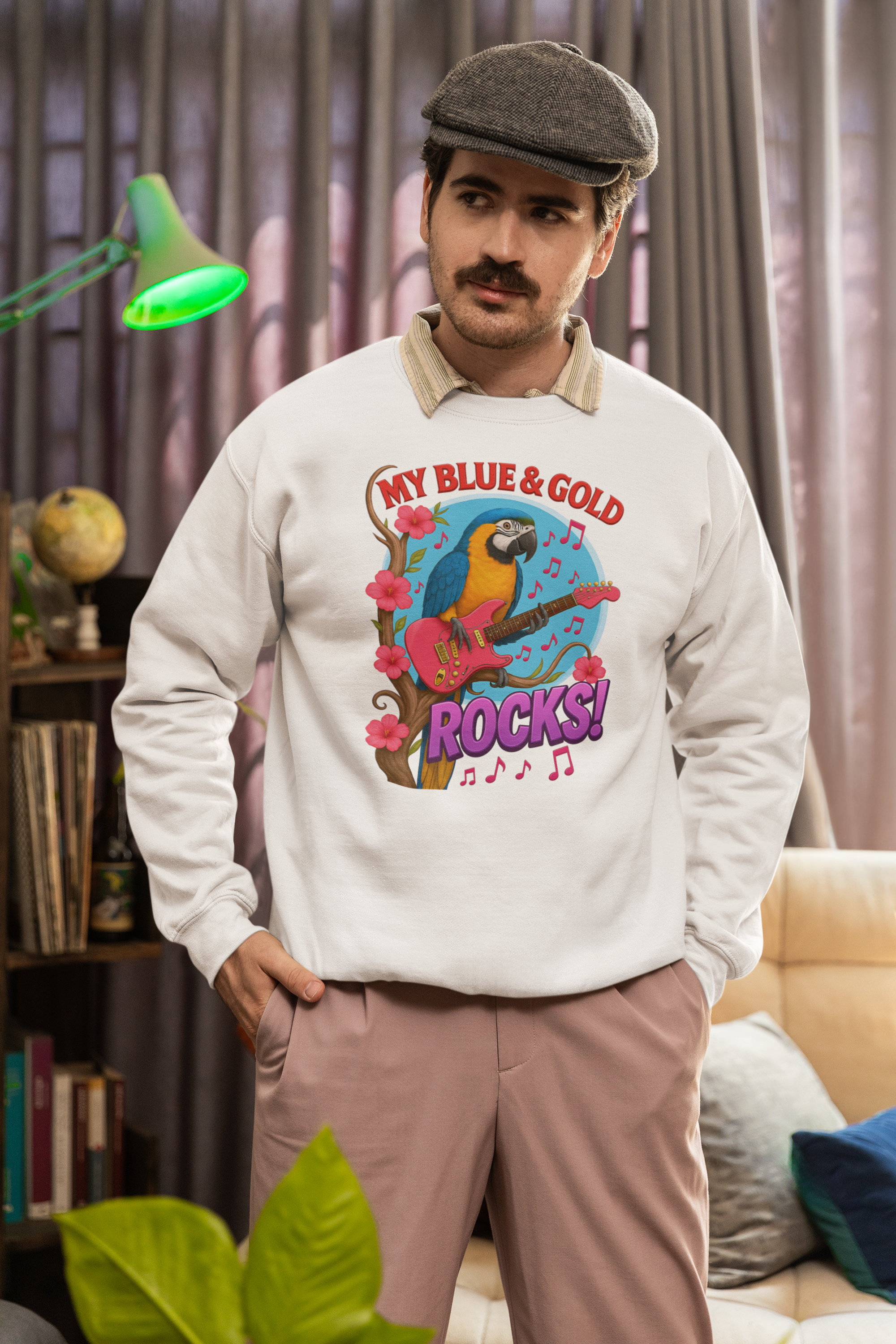 Blue & Gold Macaw Sweatshirt