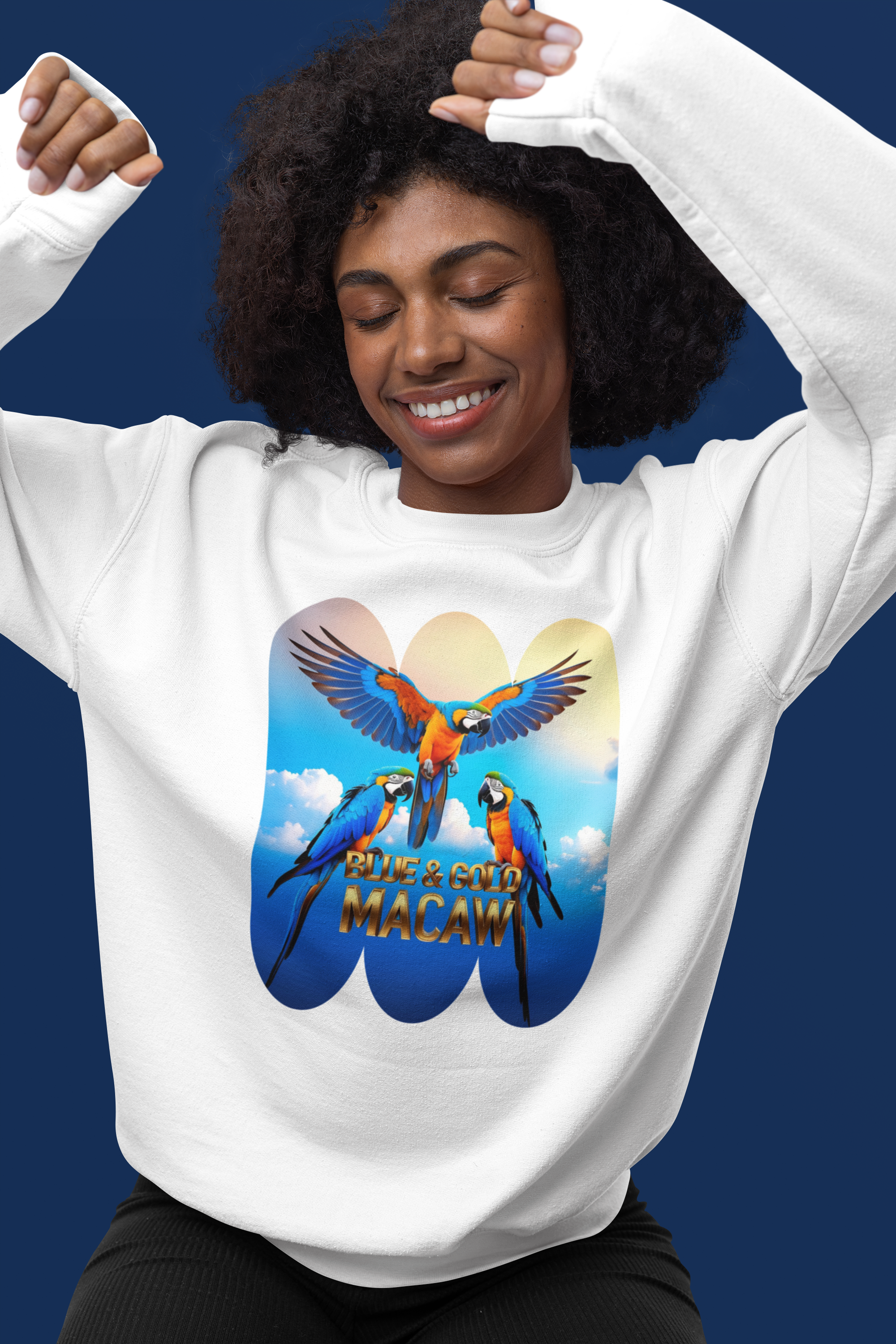 Blue & Gold Macaw Sweatshirts