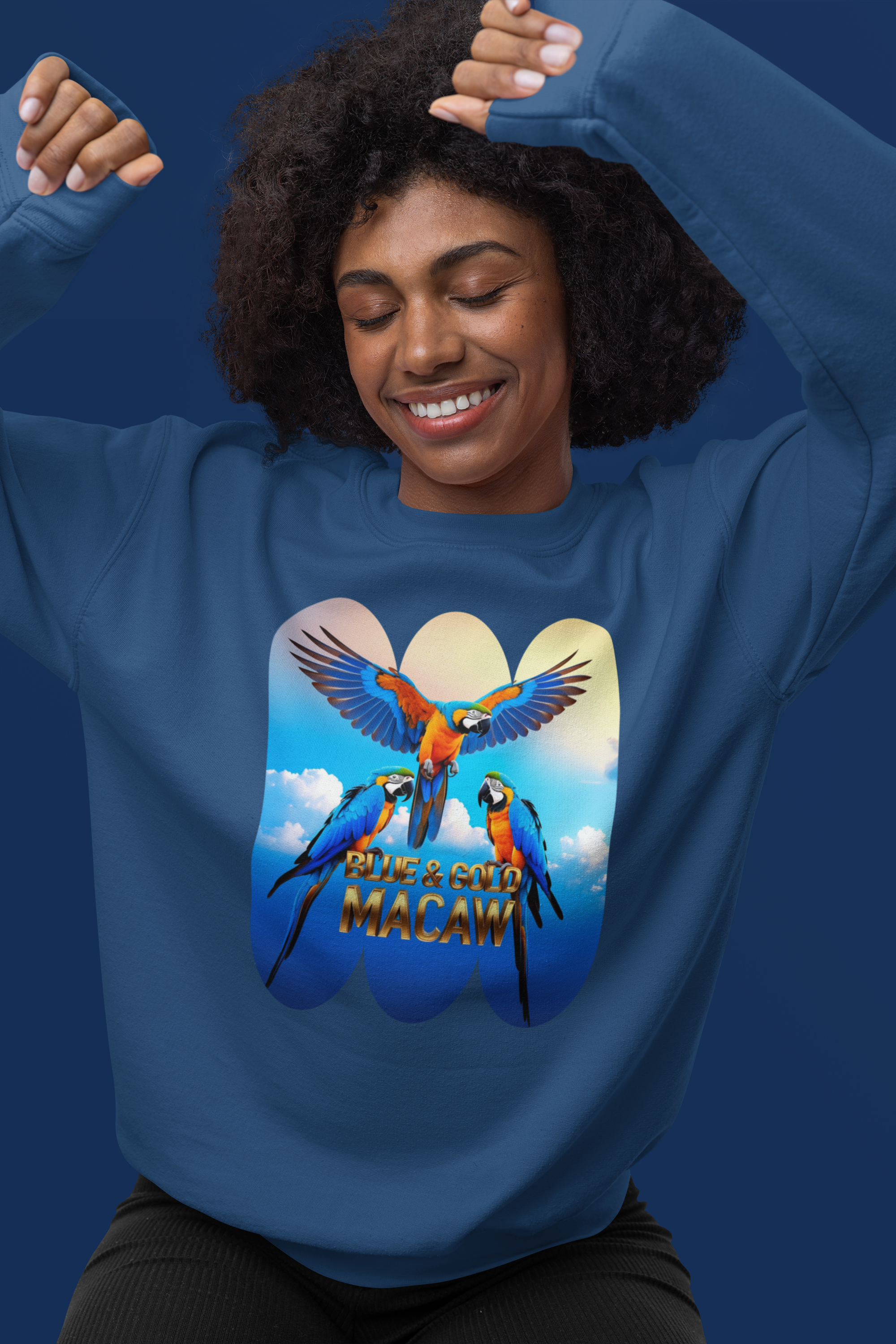 Blue & Gold Macaw Sweatshirts