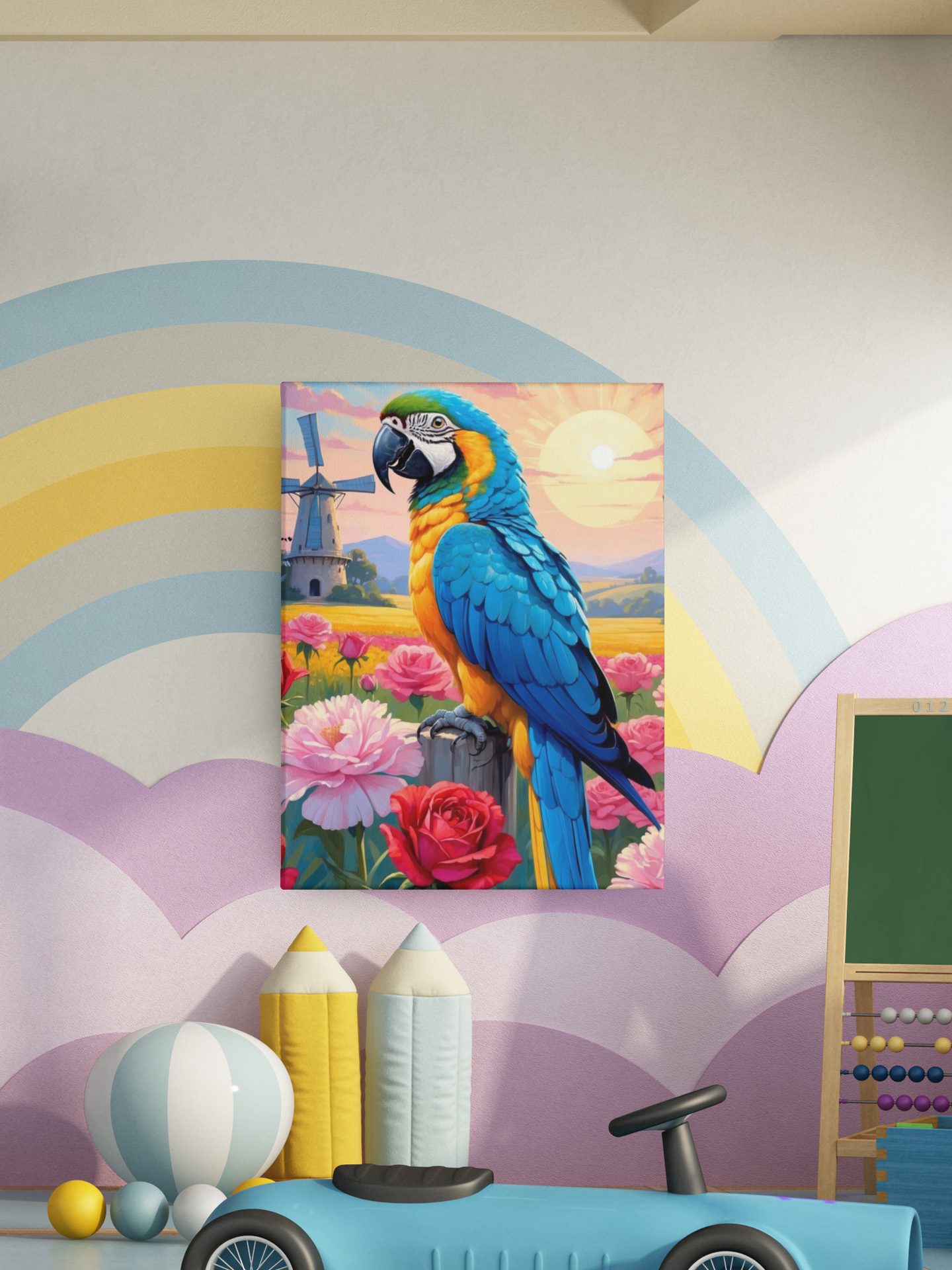 Blue & Gold Macaw Wall- Hanging