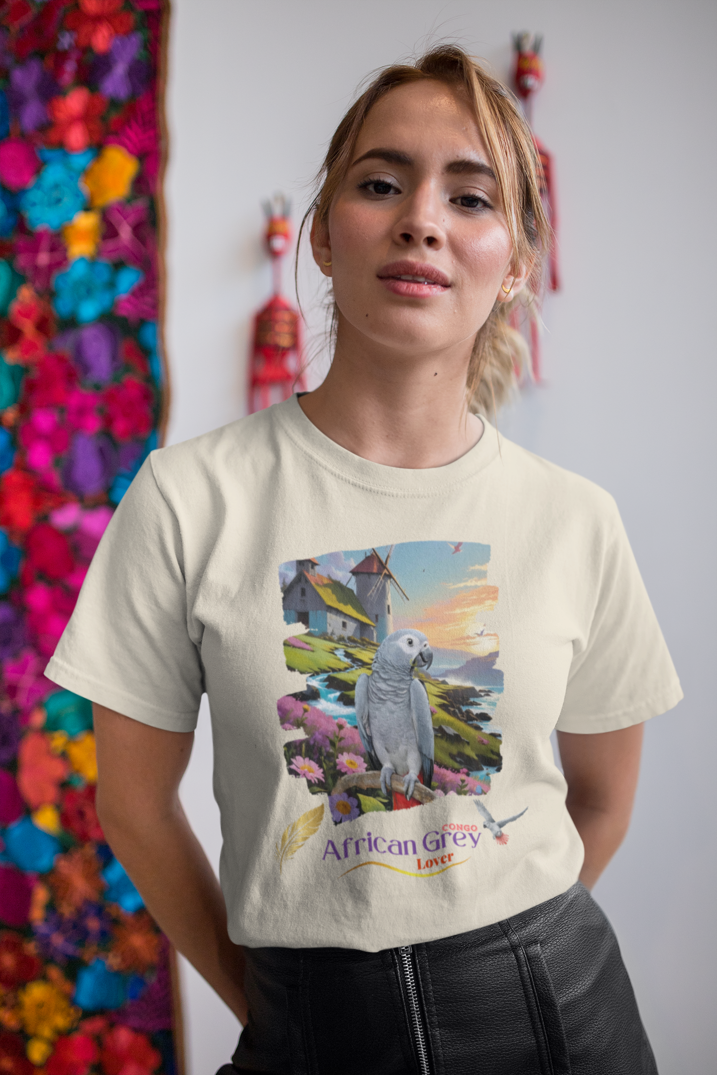 African Grey Congo Lover Nature T-Shirt