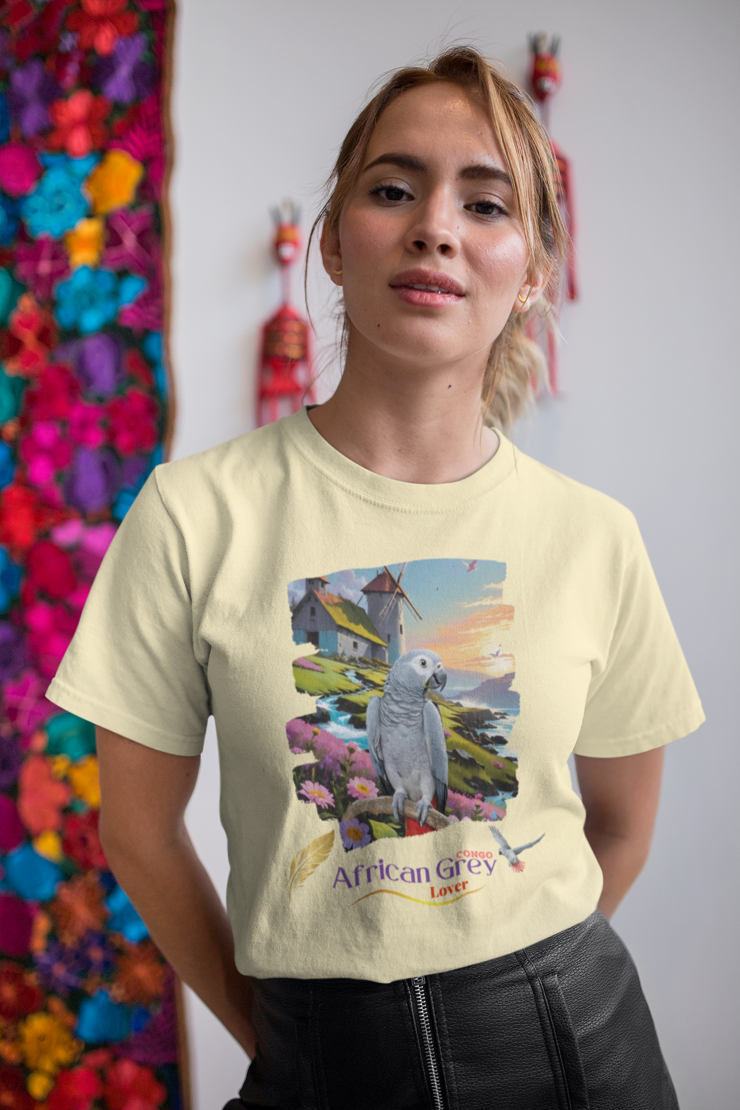 African Grey Congo Lover Nature T-Shirt