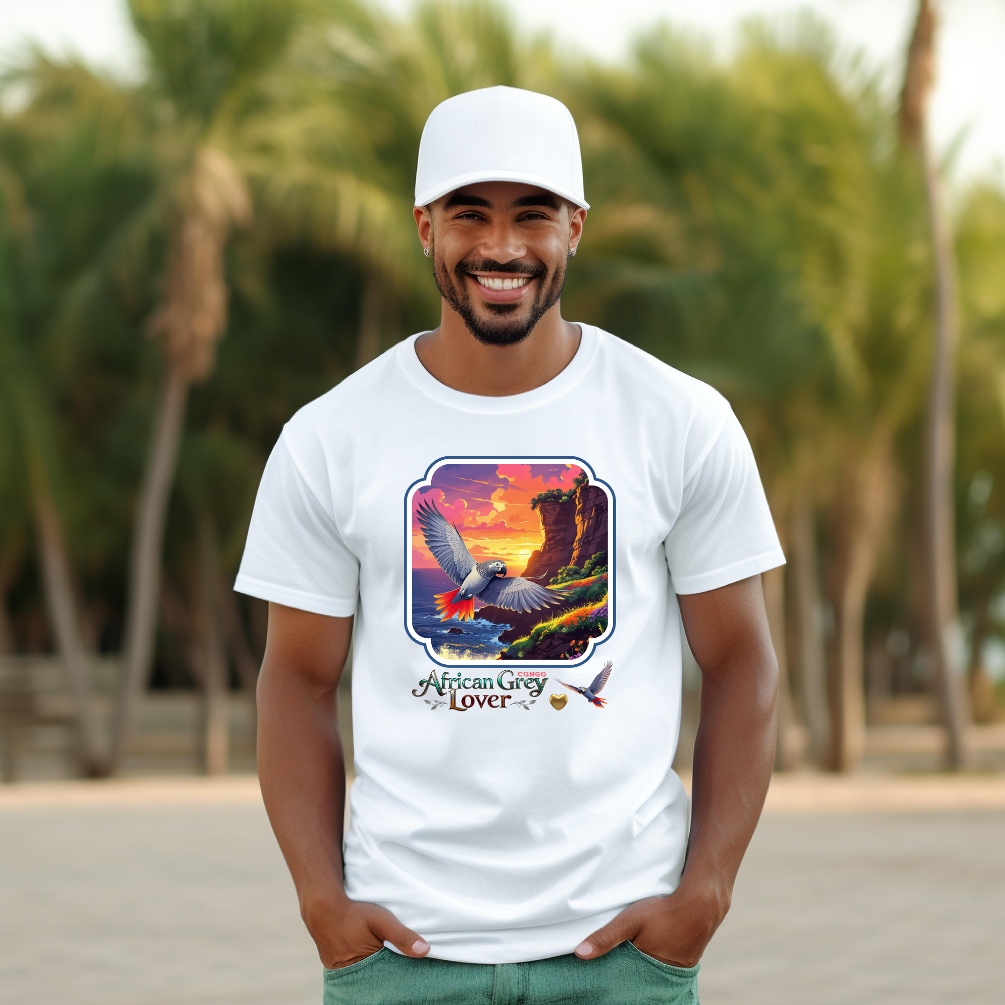 African Grey Congo Tees