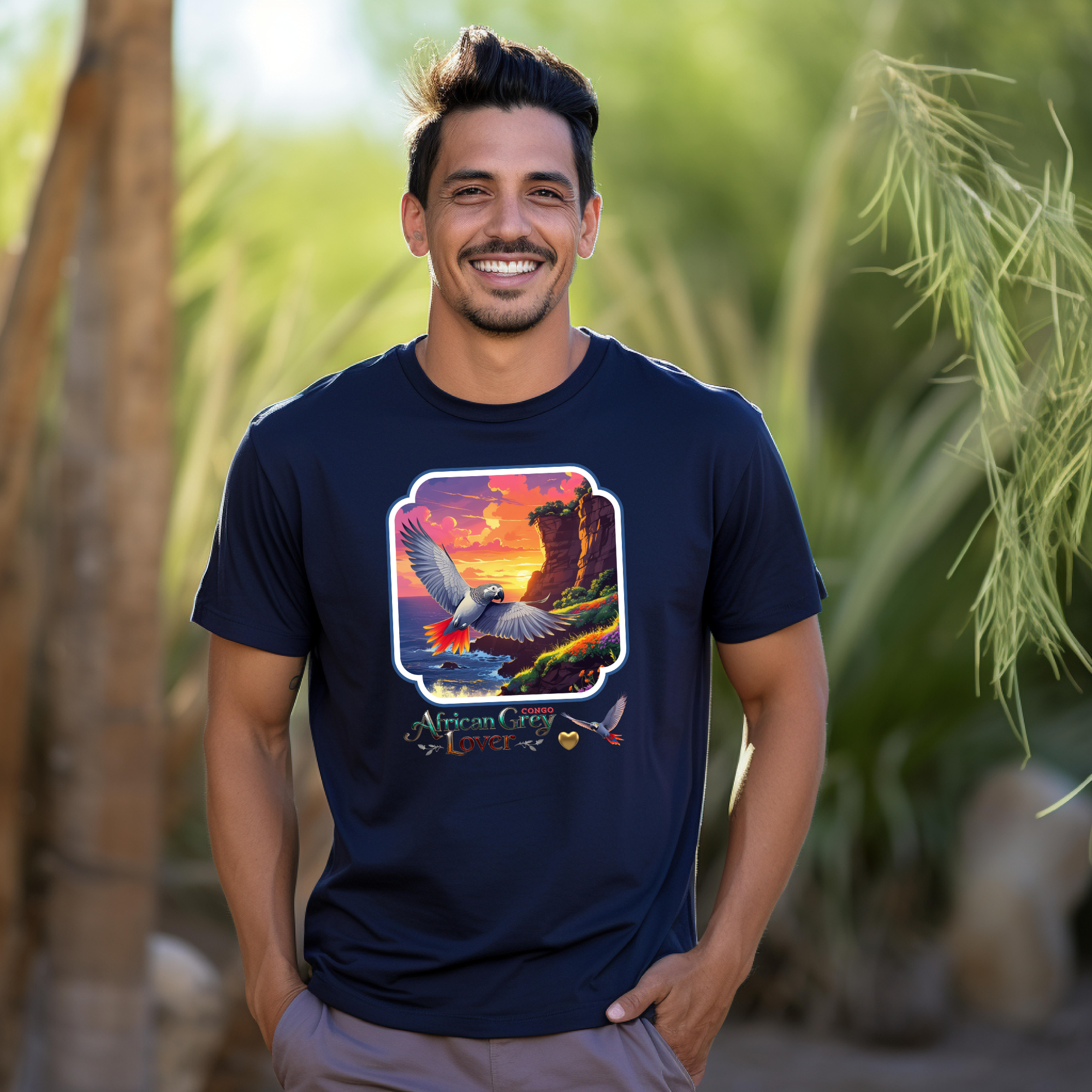 African Grey Congo Lover T-Shirt