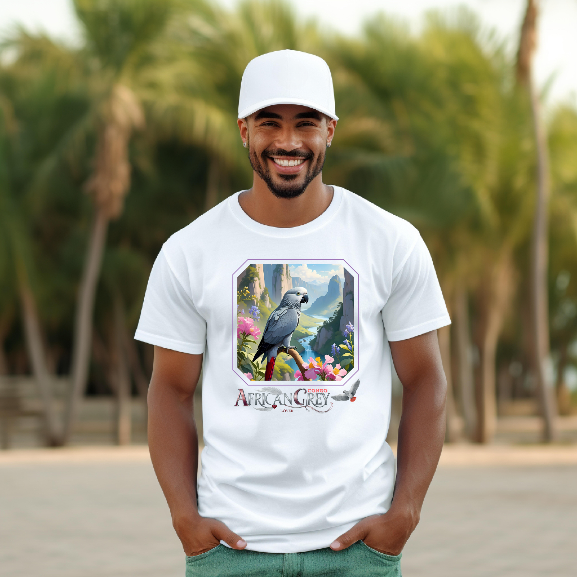 African Grey Congo Lover T-Shirt