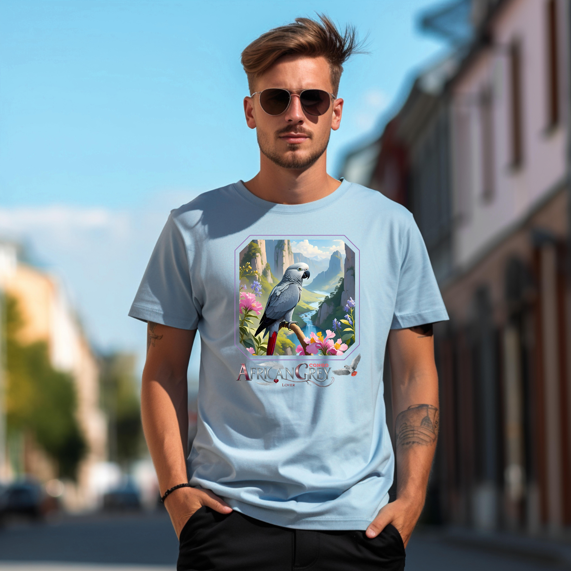 African Grey Congo Lover T-Shirt