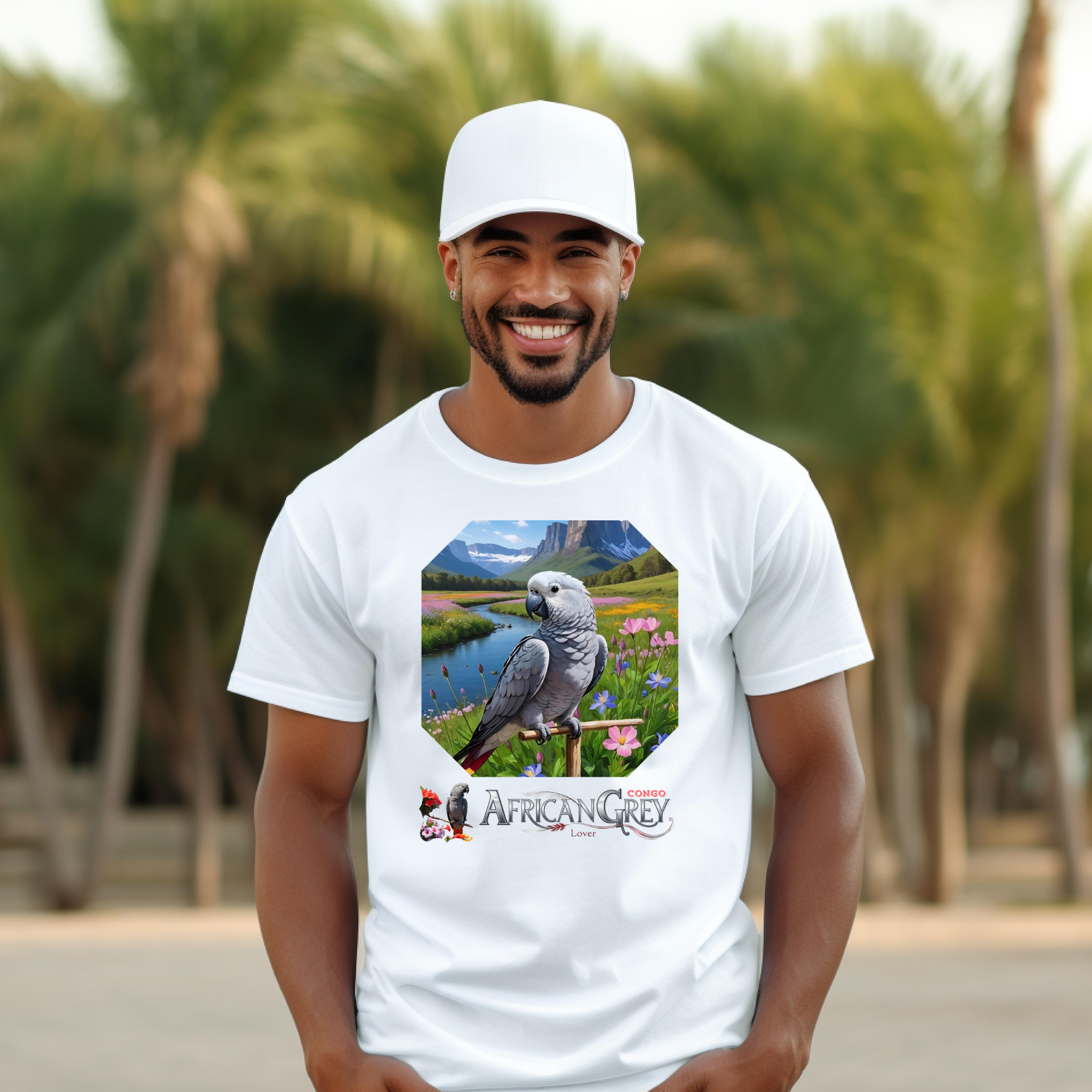 African Grey Congo Lover T-Shirt