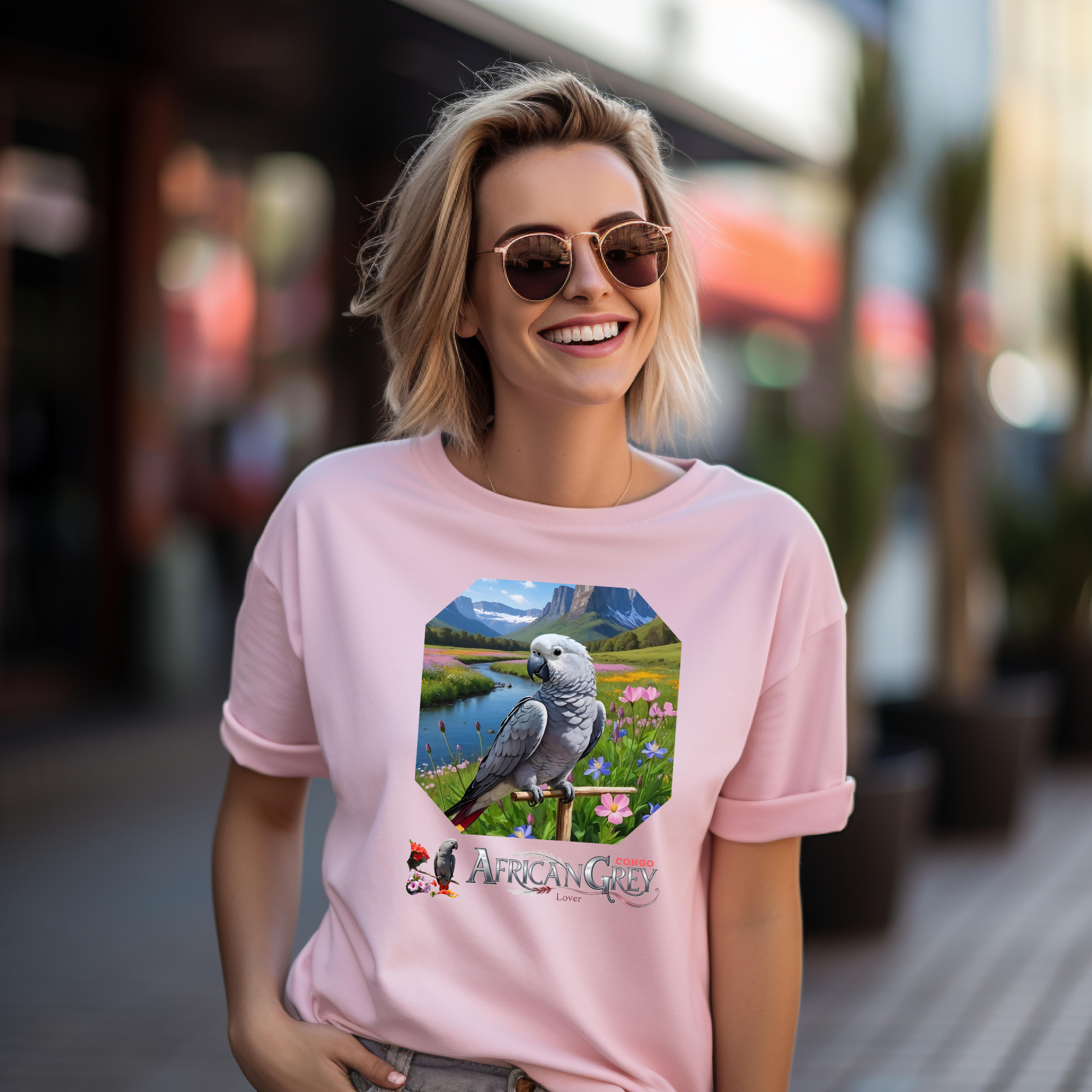 African Grey Congo Lover T-Shirt