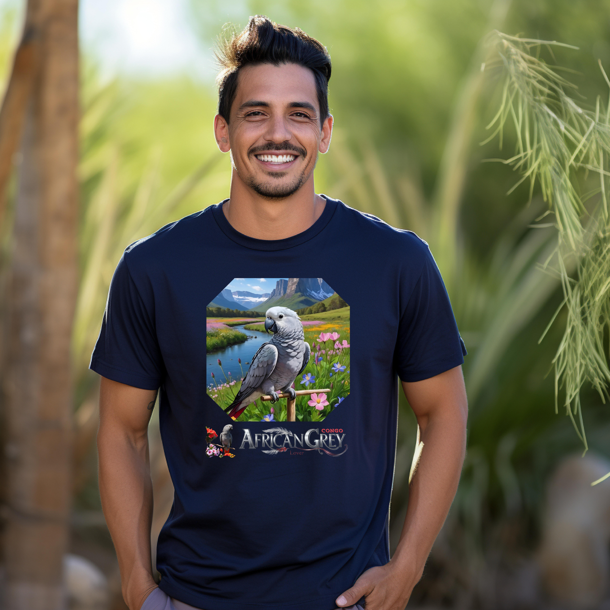 African Grey Congo Tee