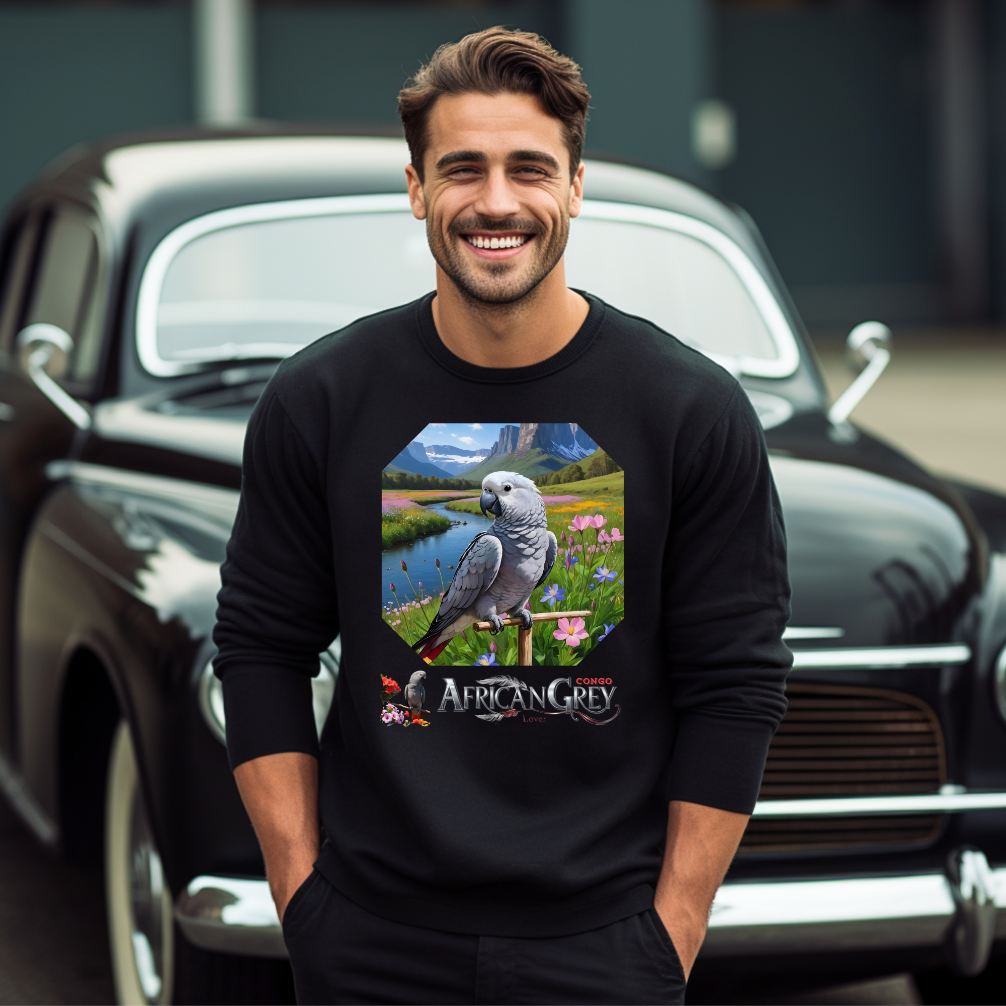 African Grey Congo Lover Sweatshirt