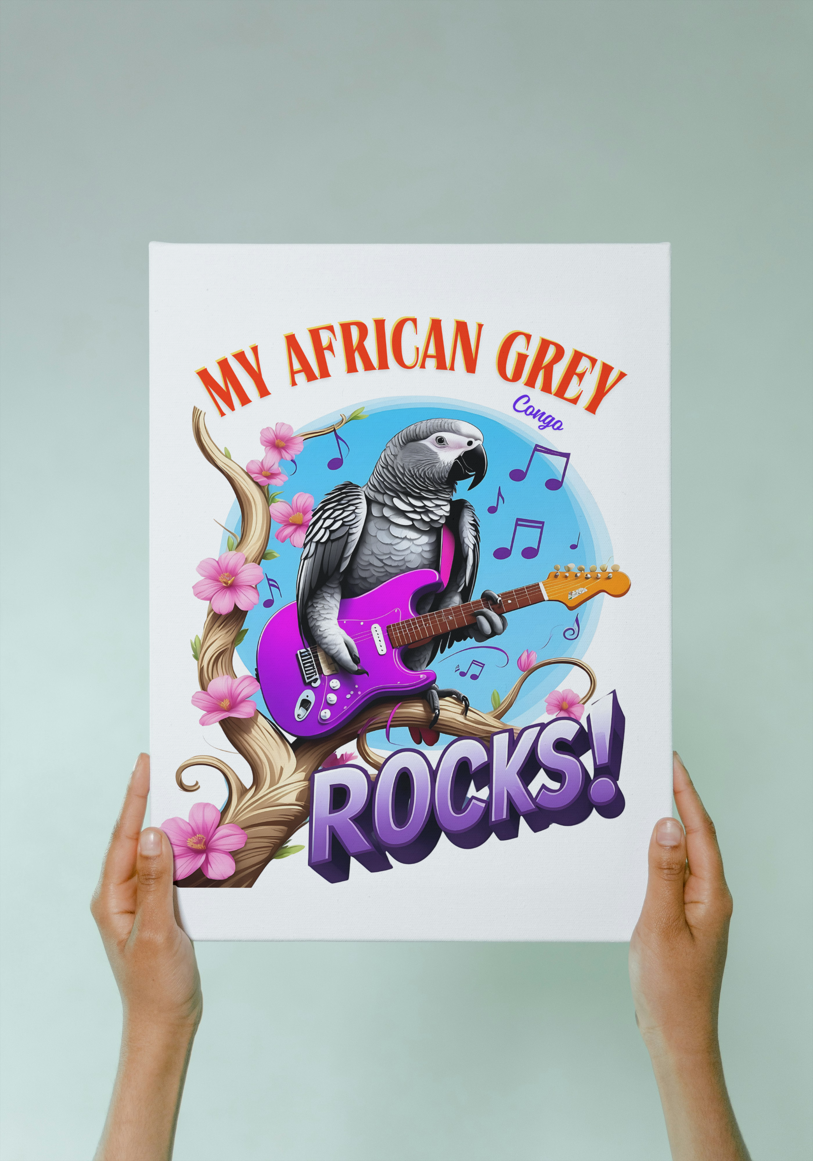 African Grey Congo Wall Hangings