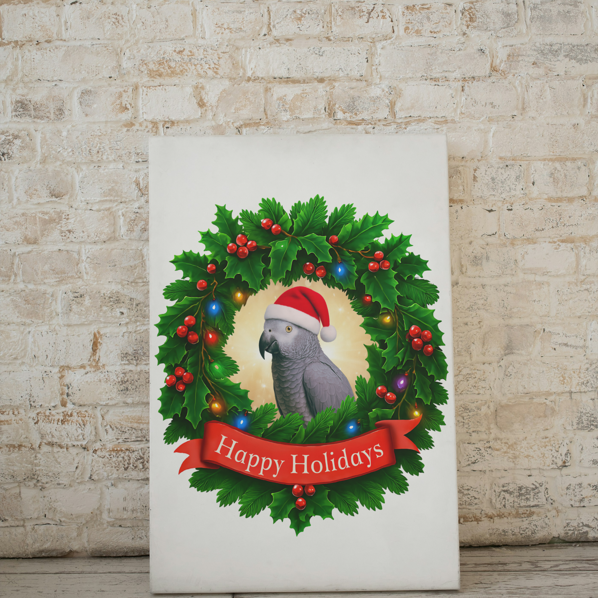 African Grey Congo Wall-Hanging