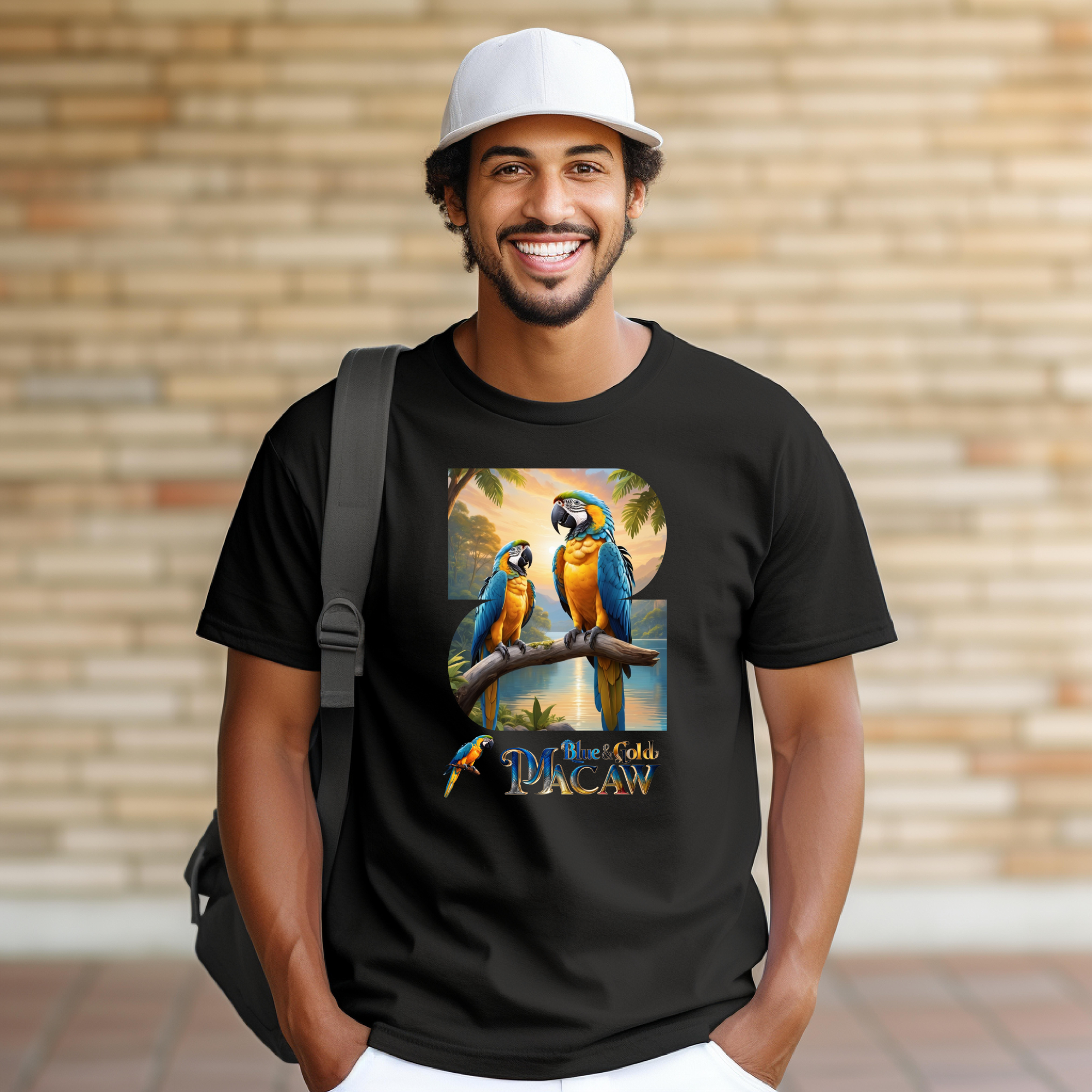 Blue & Gold Macaw Tee