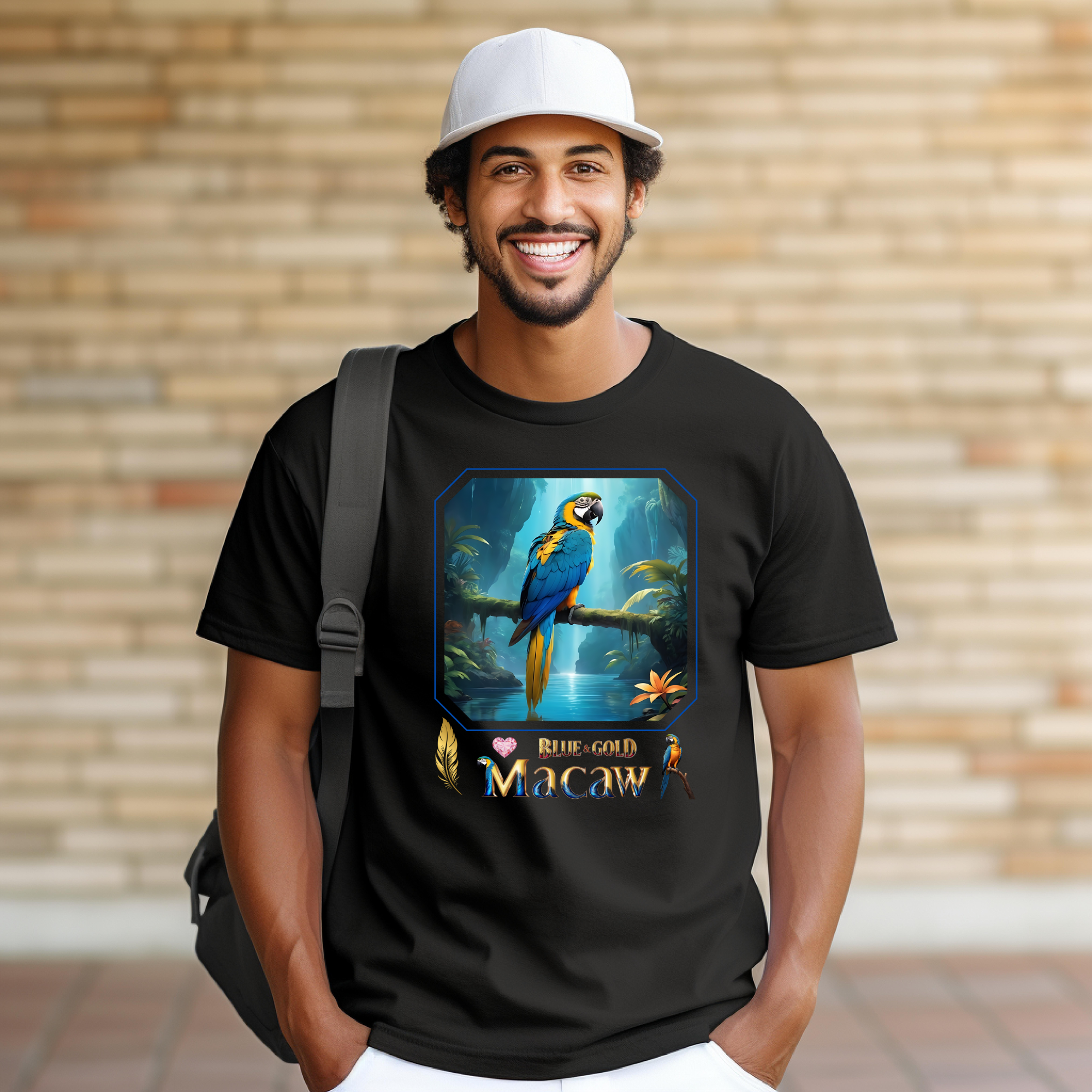 Blue & Gold Macaw Tee