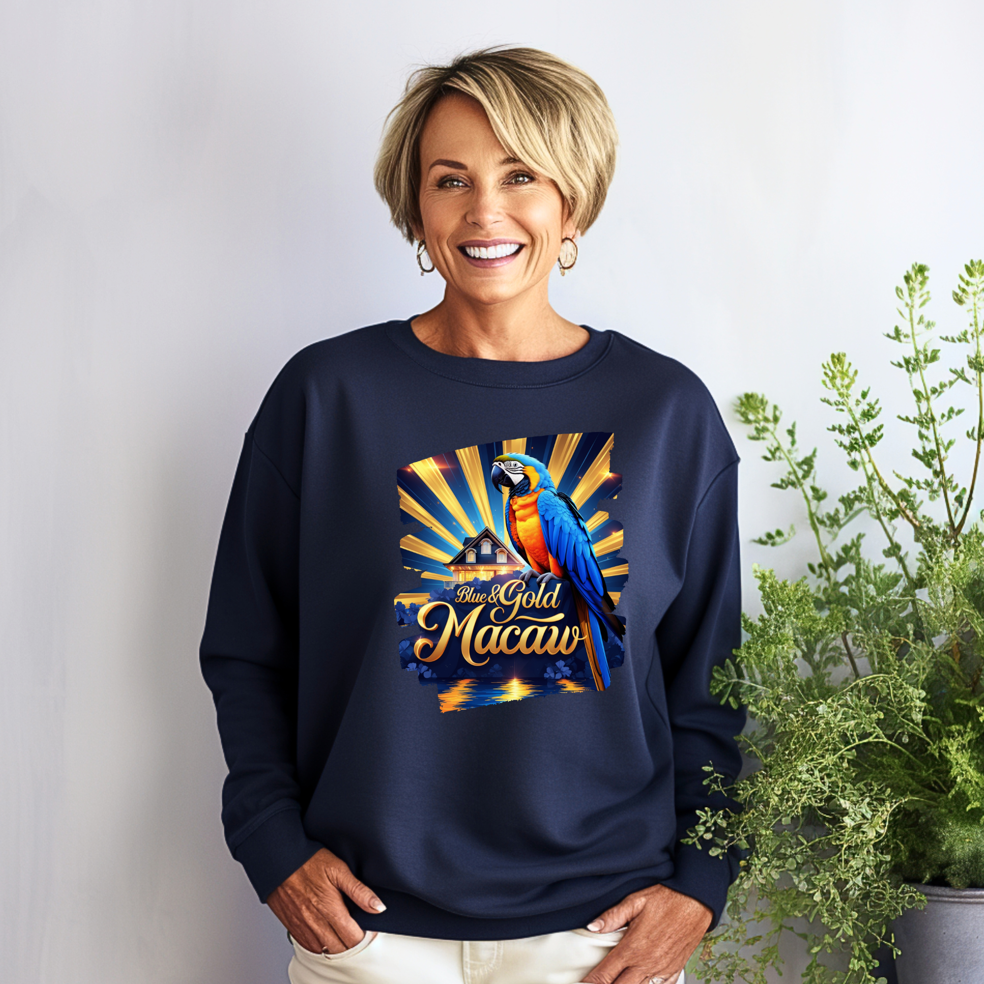 Blue & Gold Macaw Sweatshirts