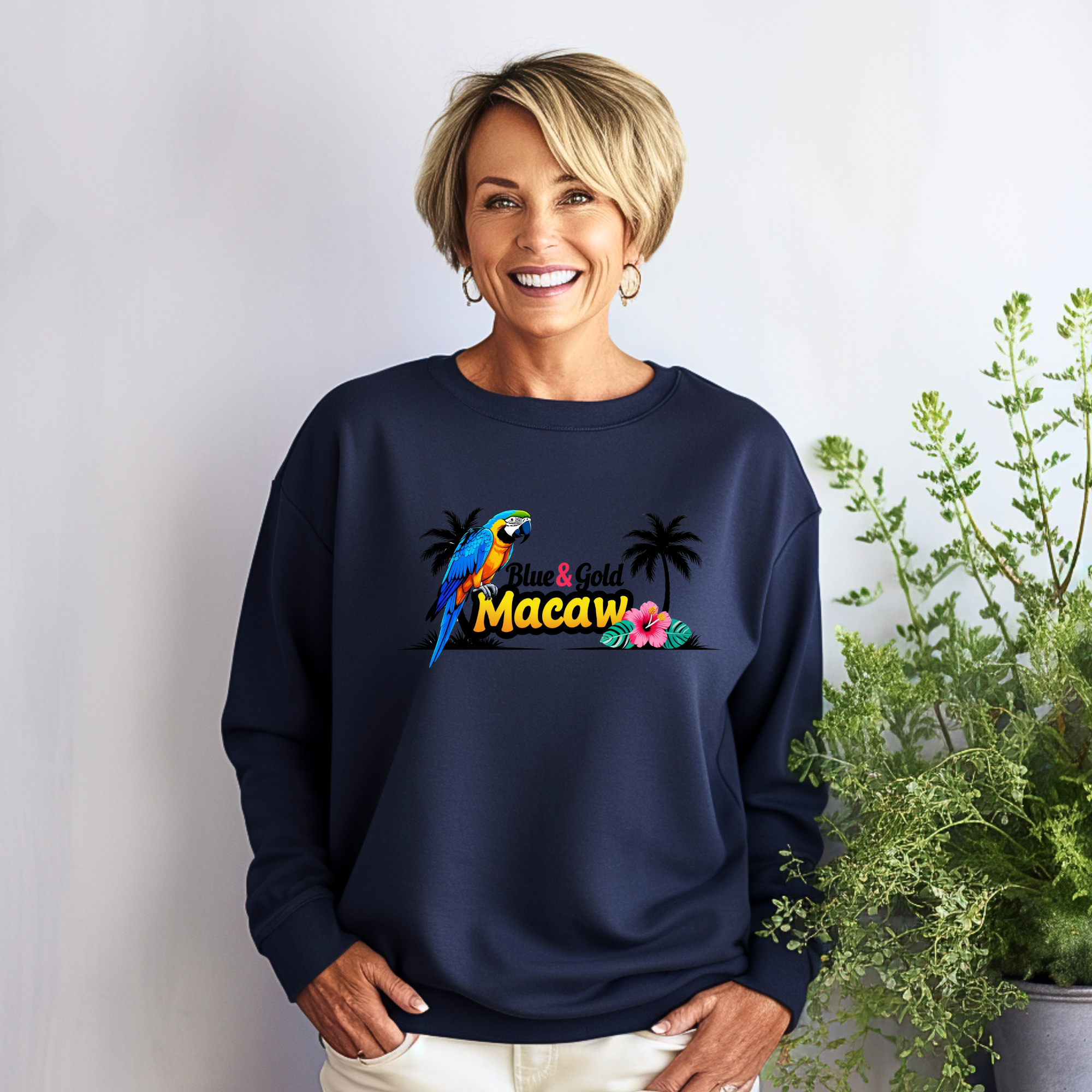Blue & Gold Macaw Sweatshirts