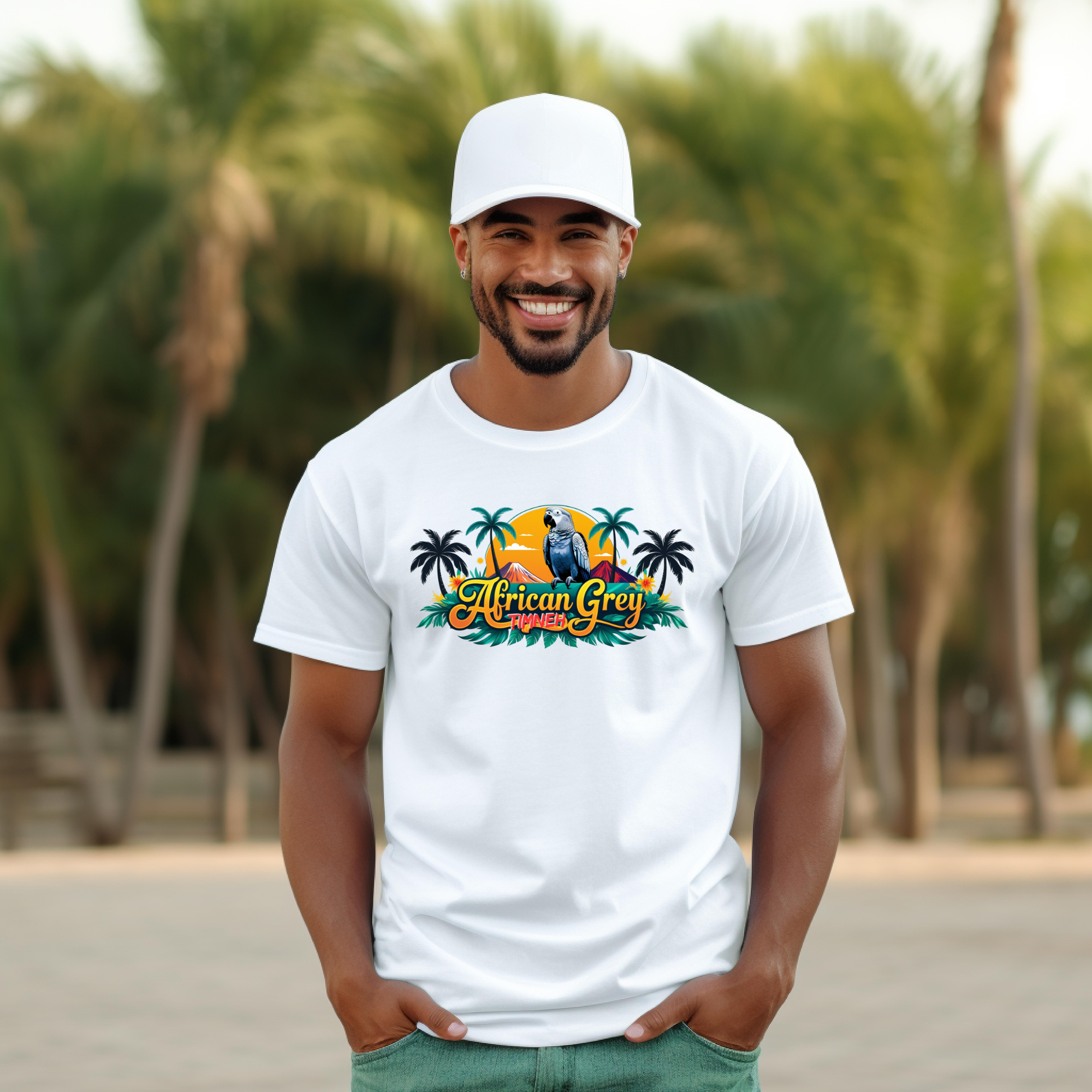 African Grey Timneh T-Shirt