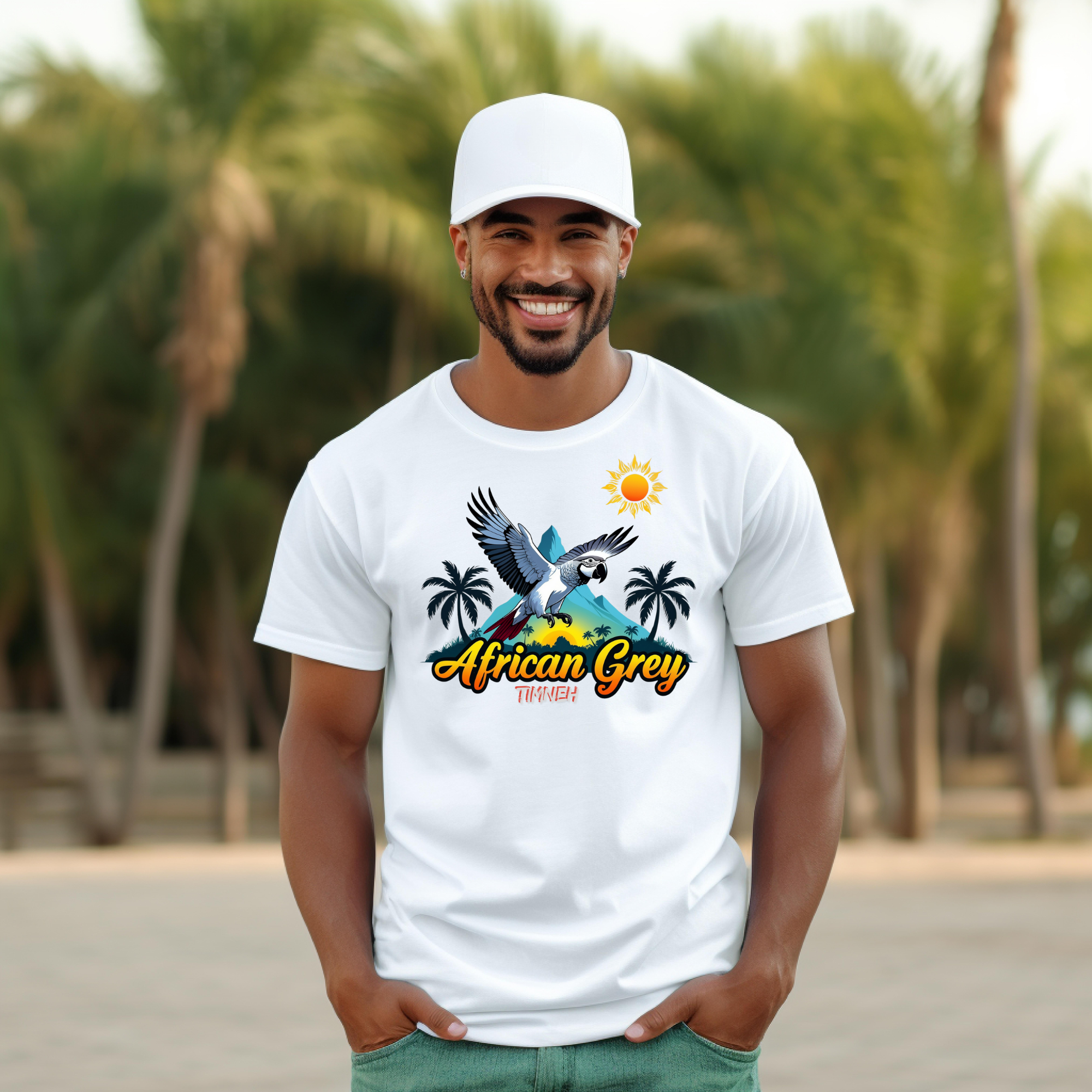 African Grey Timneh T-Shirt