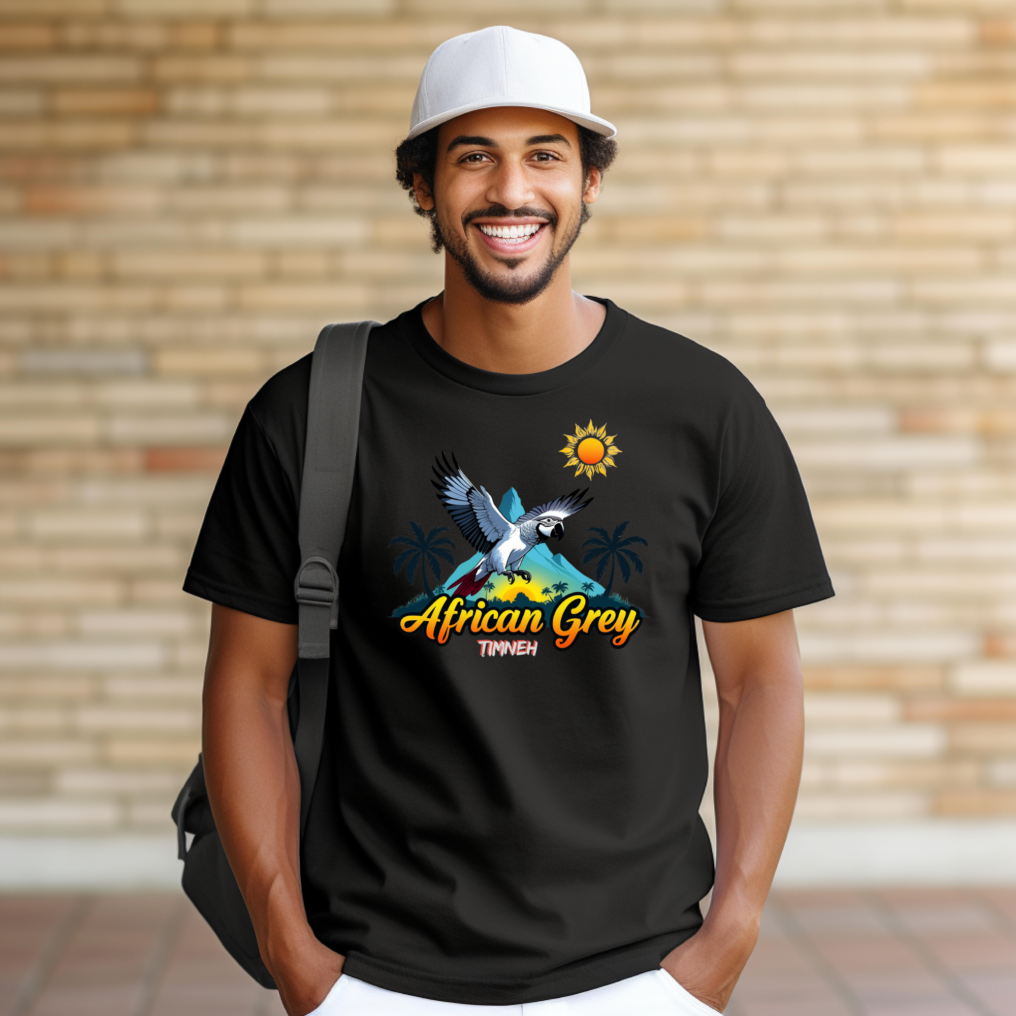African Grey Timneh T-Shirt
