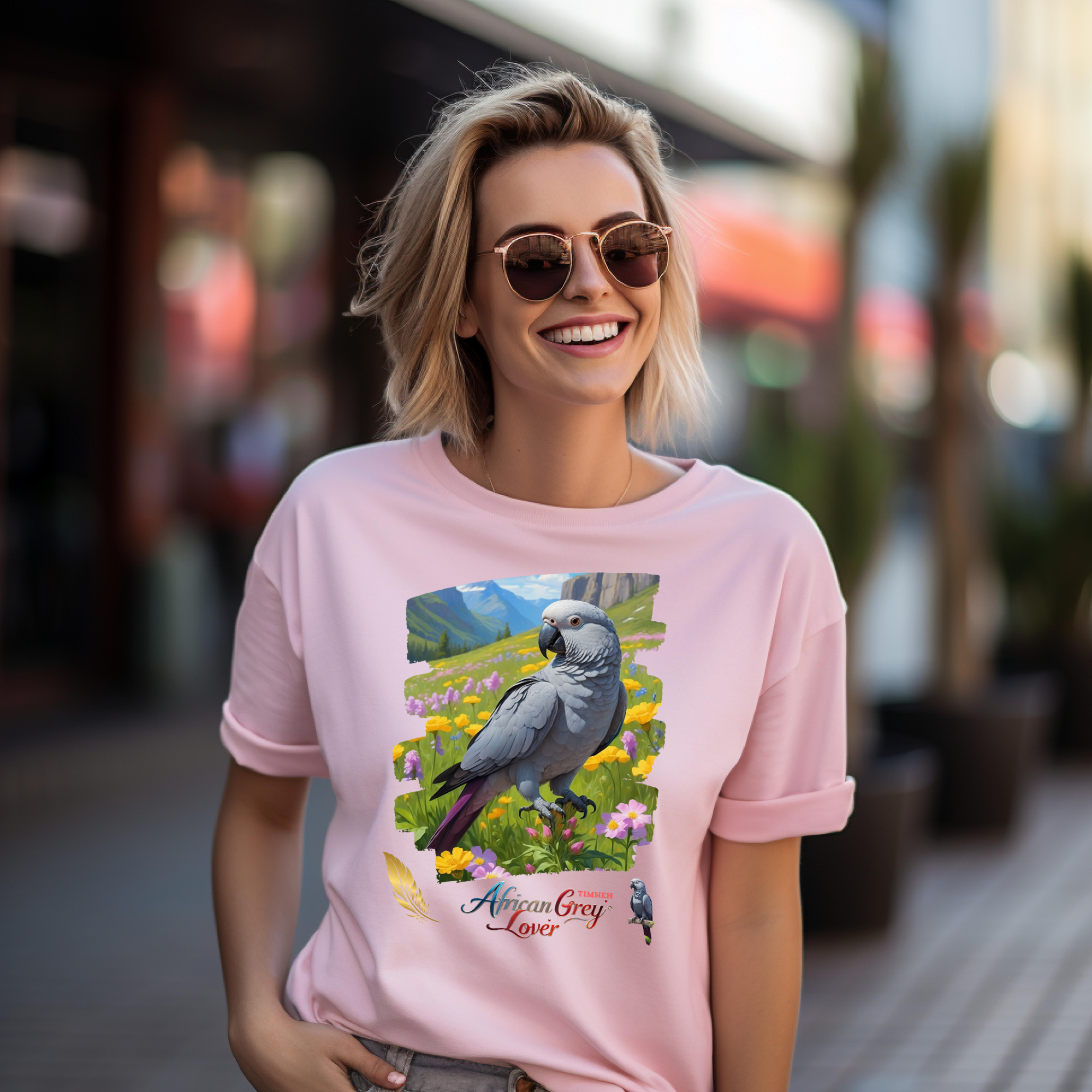 African Grey Timneh T-Shirt