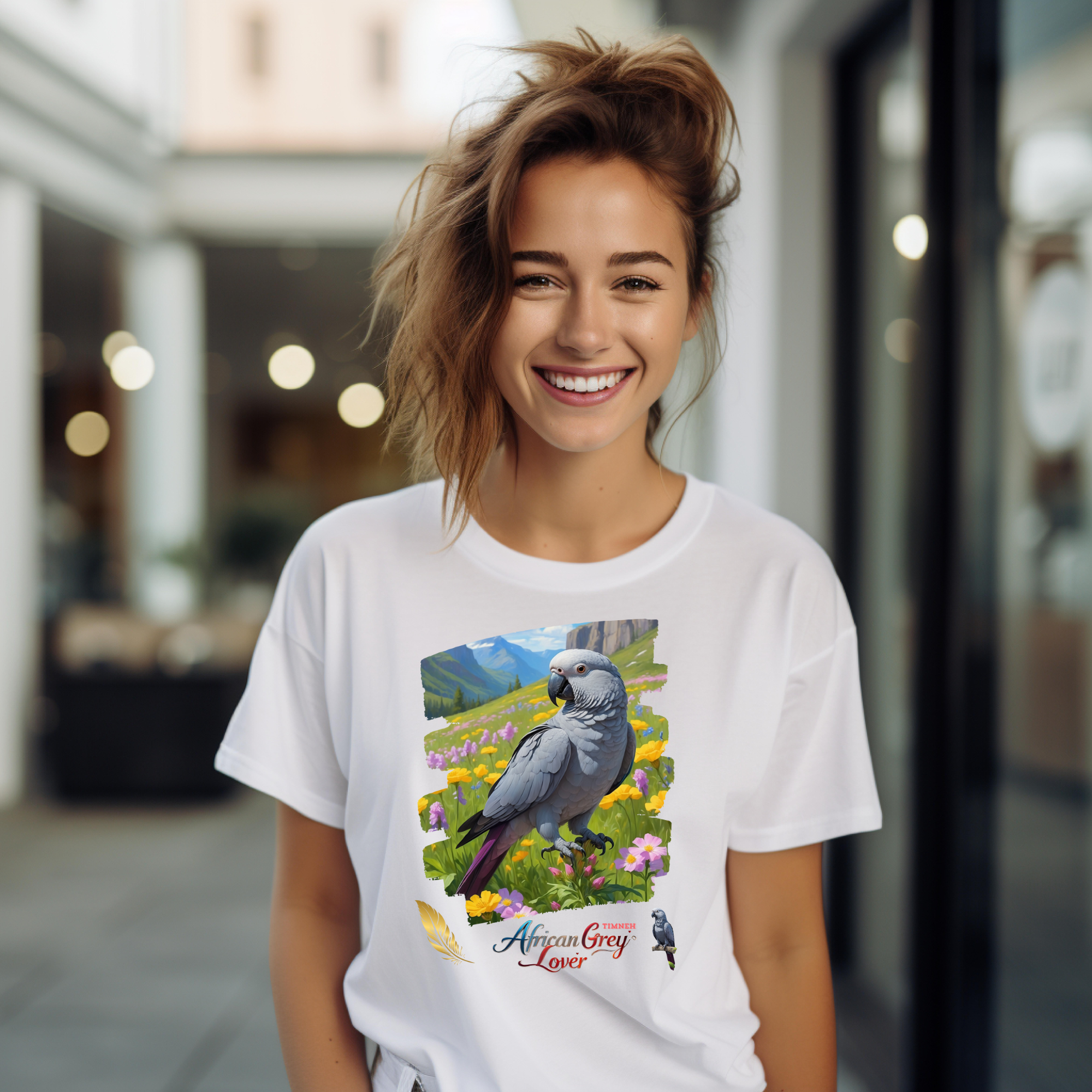African Grey Timneh T-Shirt