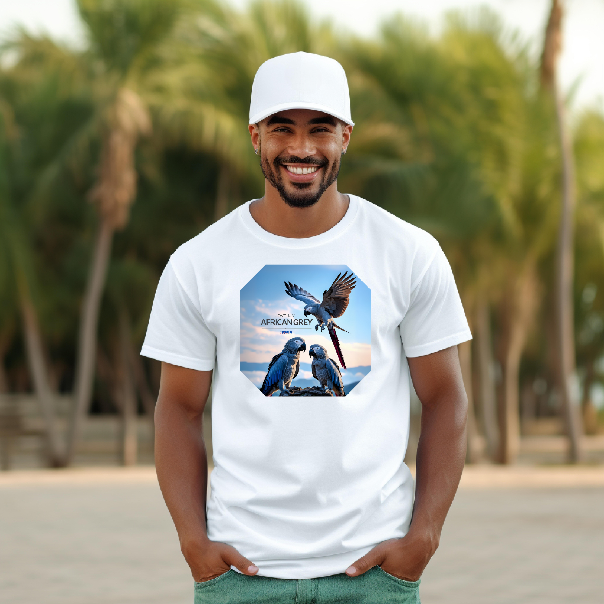 African Grey Timneh T-Shirt