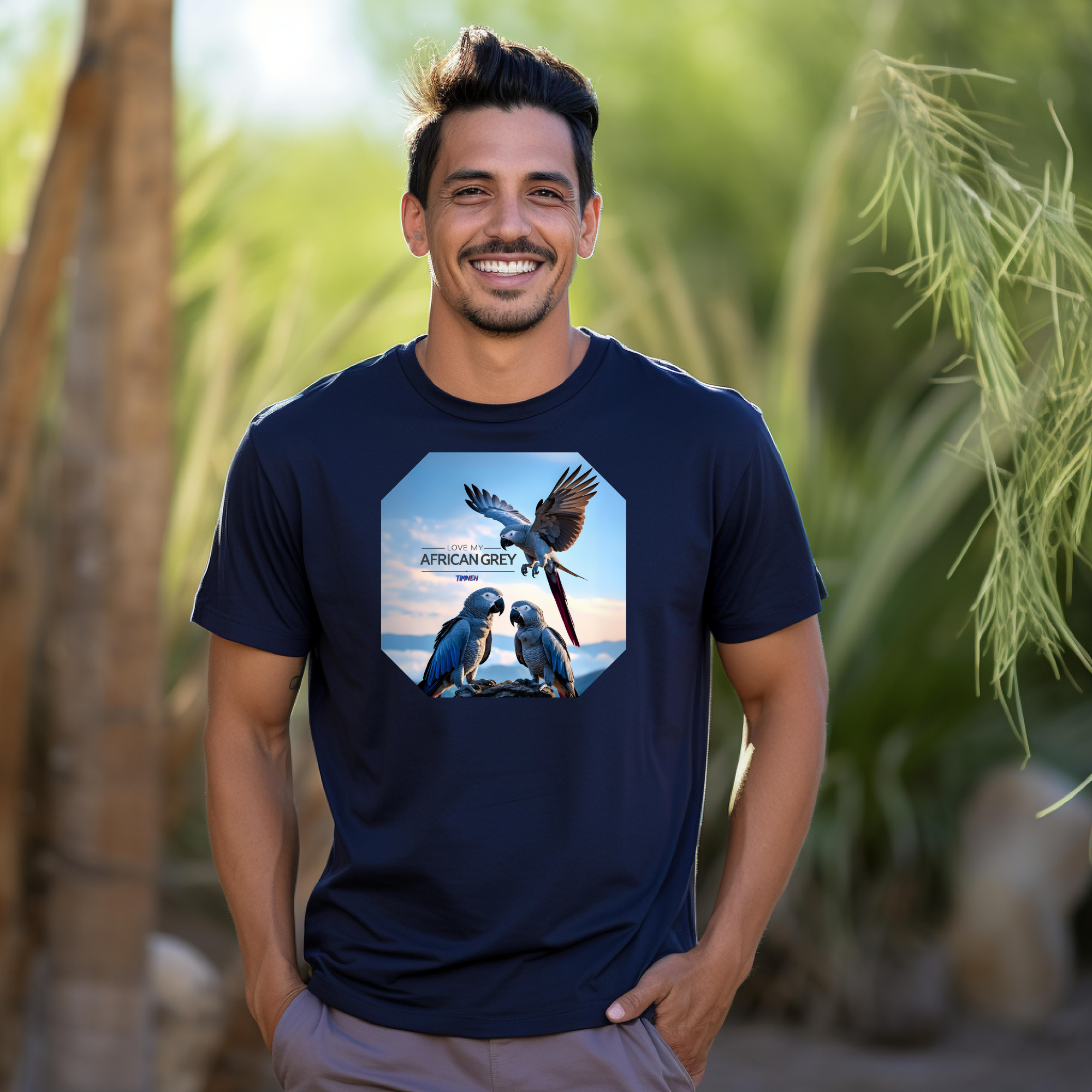 African Grey Timneh T-Shirt