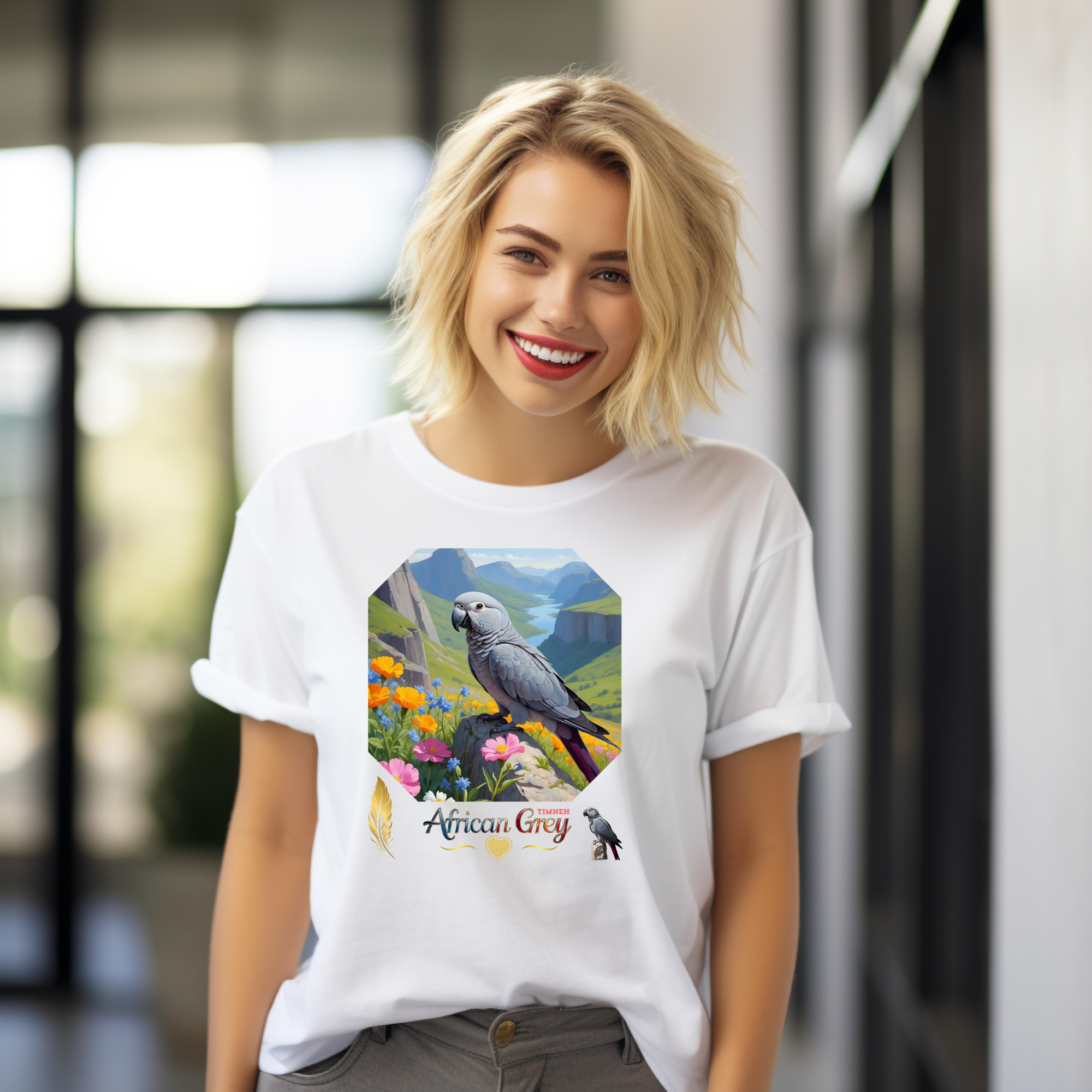 African Grey Timneh T-Shirt