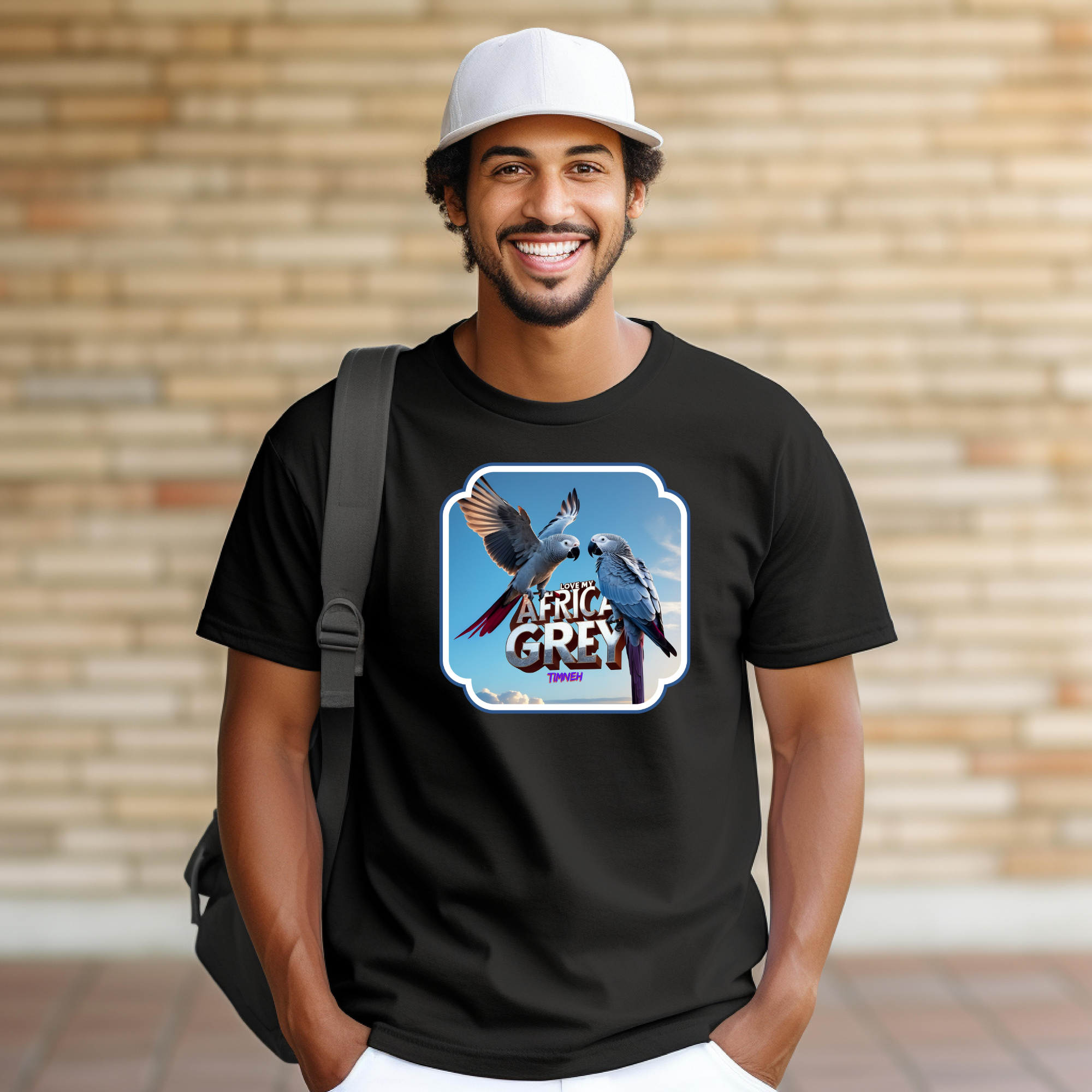 African Grey Timneh T-Shirt