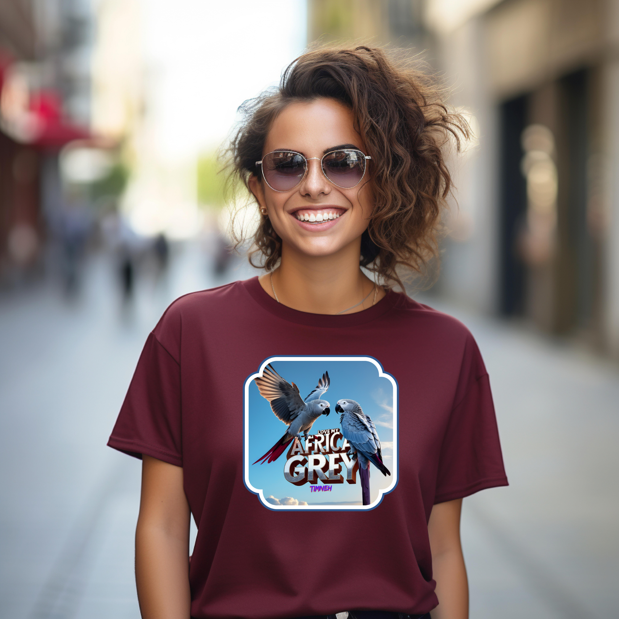 African Grey Timneh T-Shirt