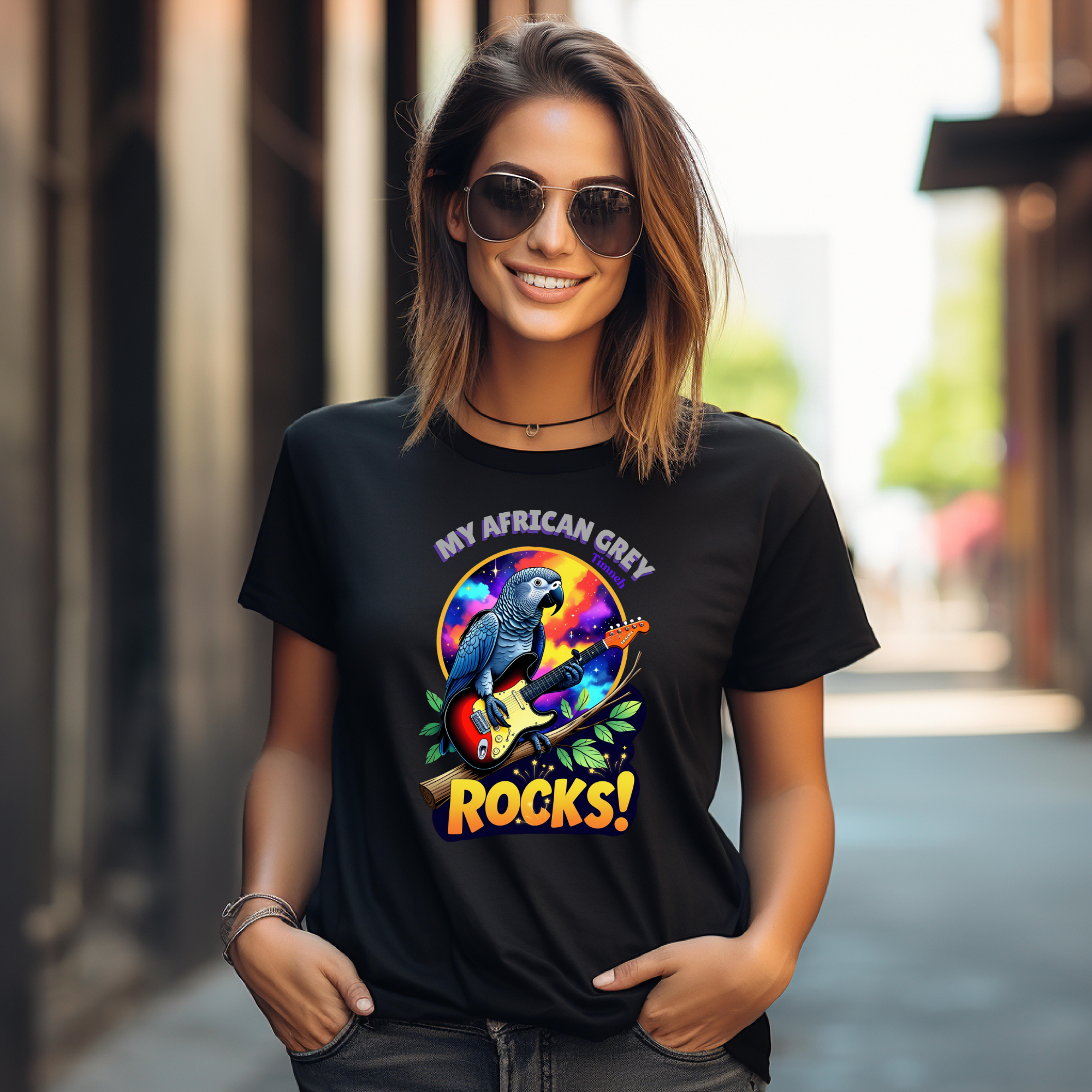 African Grey Timneh T-Shirt