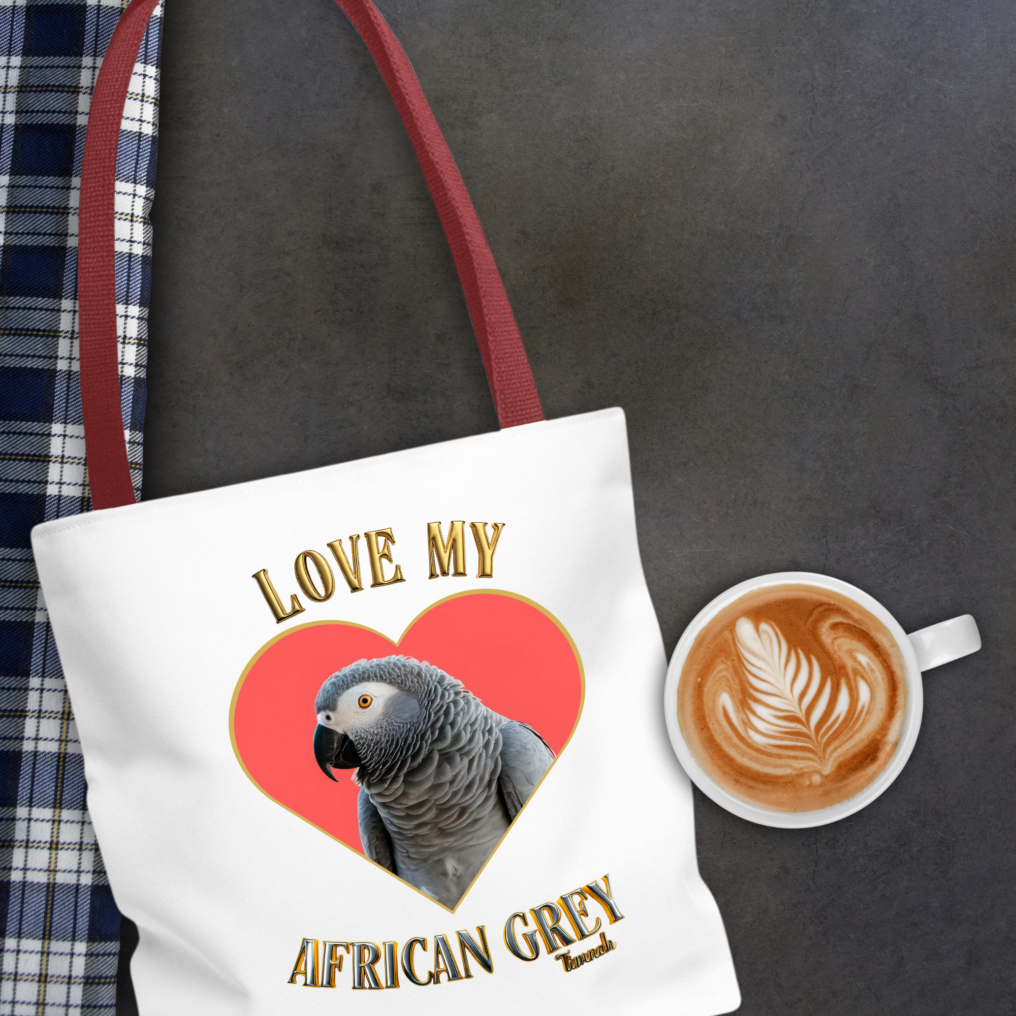 African Grey Timneh Totebag