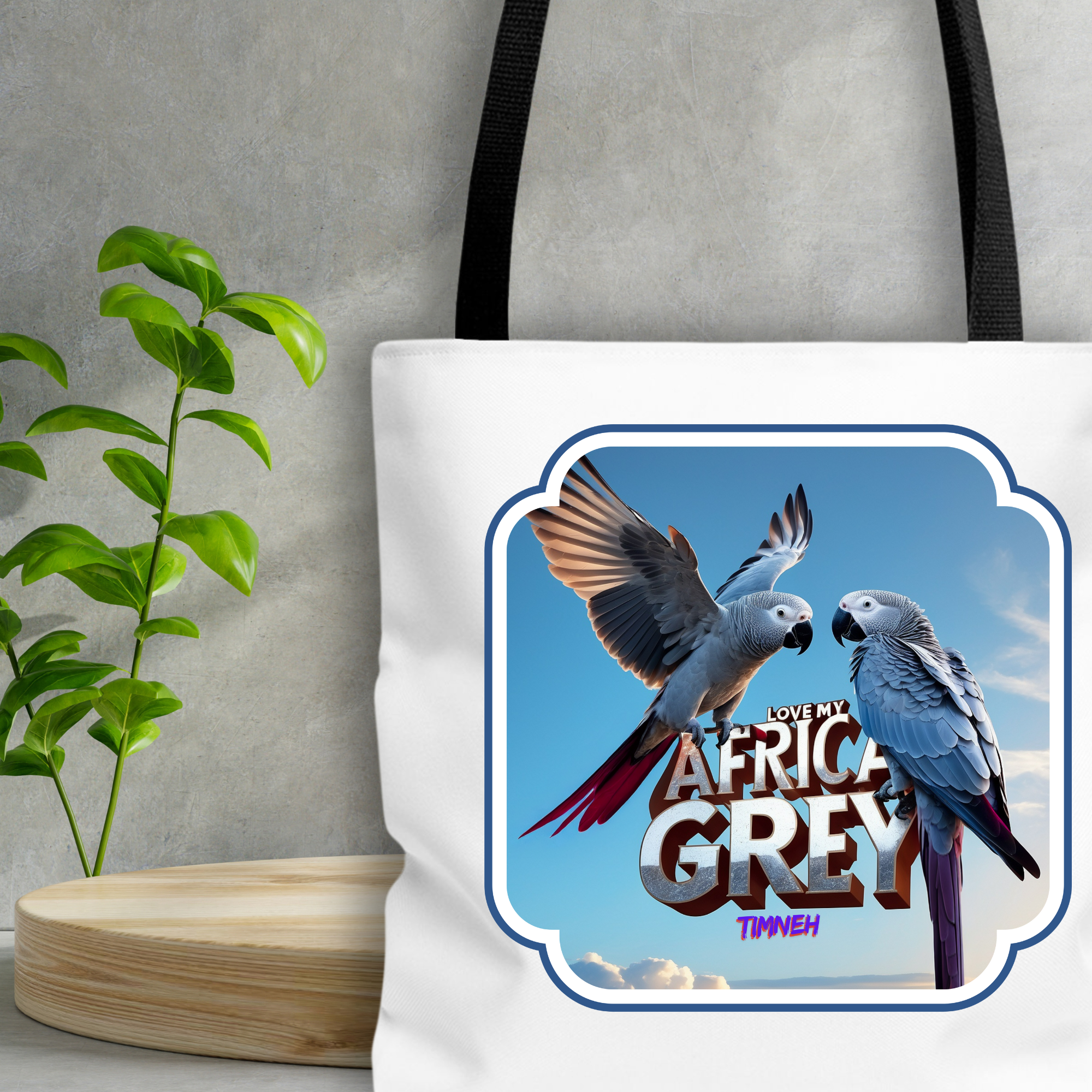 African Grey TimnehTote Bag