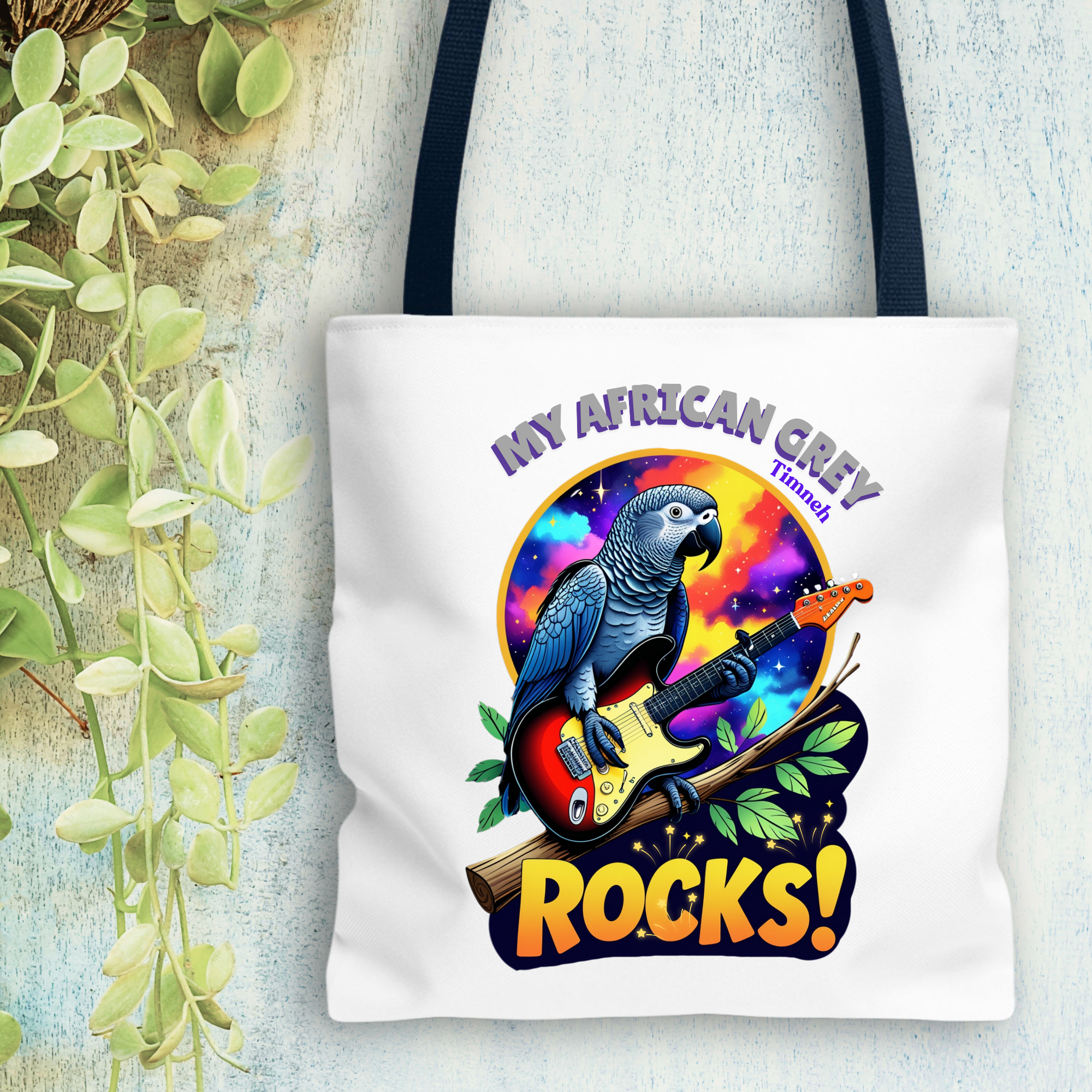 African Grey Timneh Tote Bag
