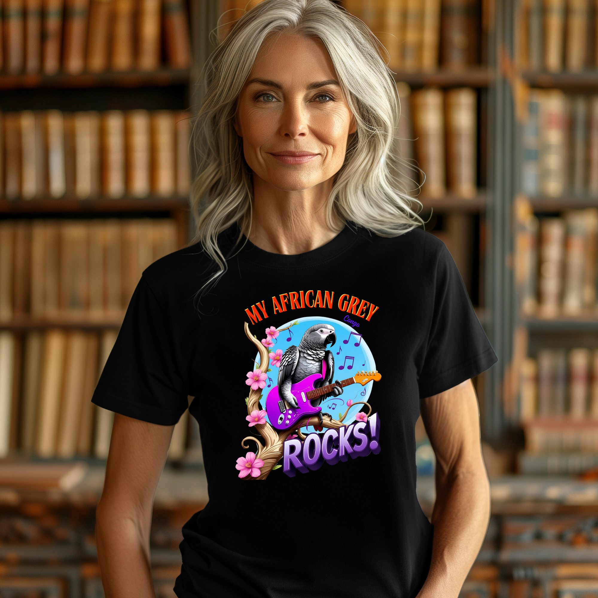 African Grey Congo T-Shirt