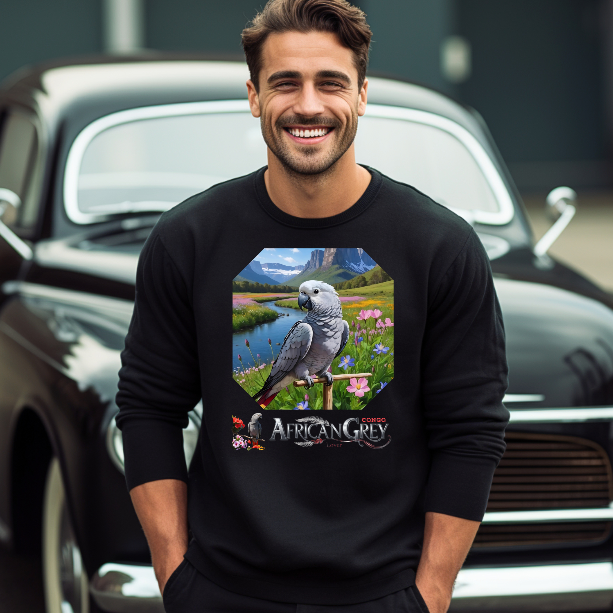 African Grey Congo Lover Sweatshirt